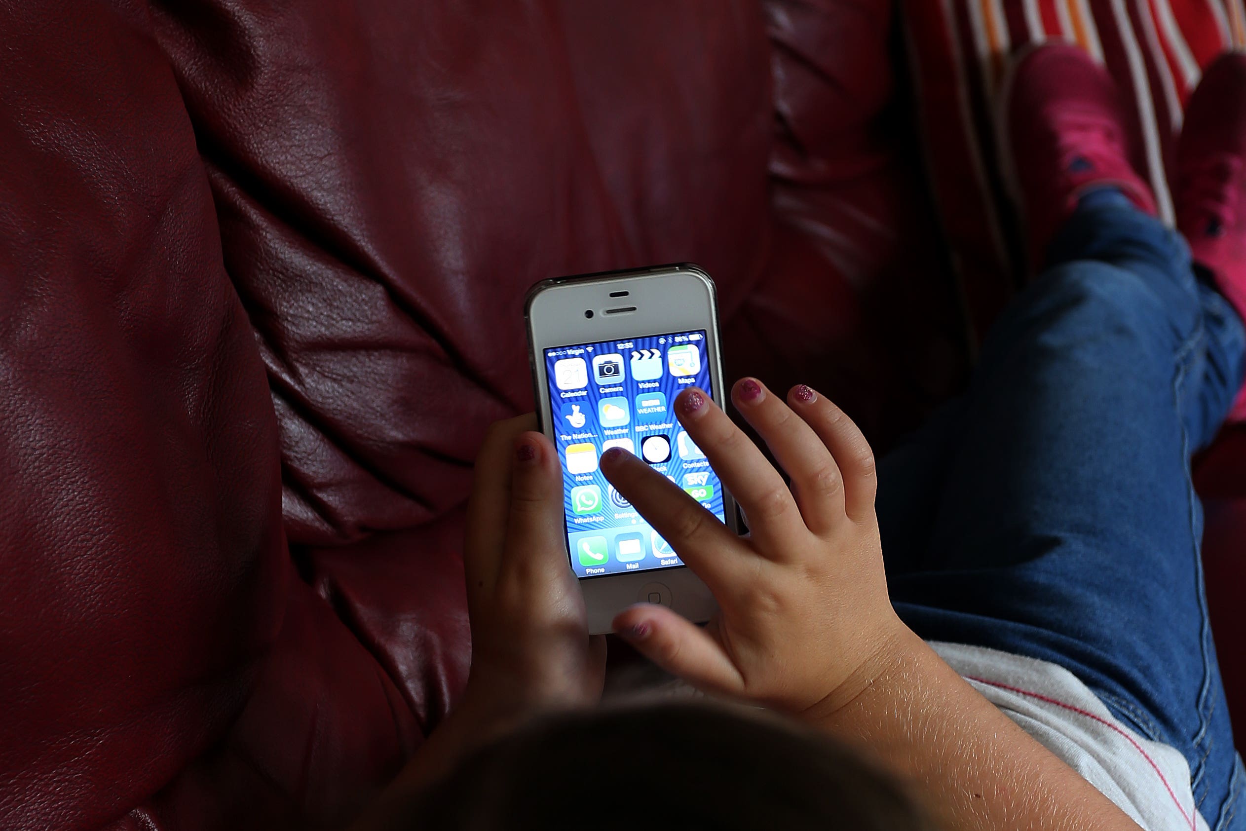 The intervention comes as debate continues over whether mobile phones should be banned in schools in England (Peter Byrne/PA)