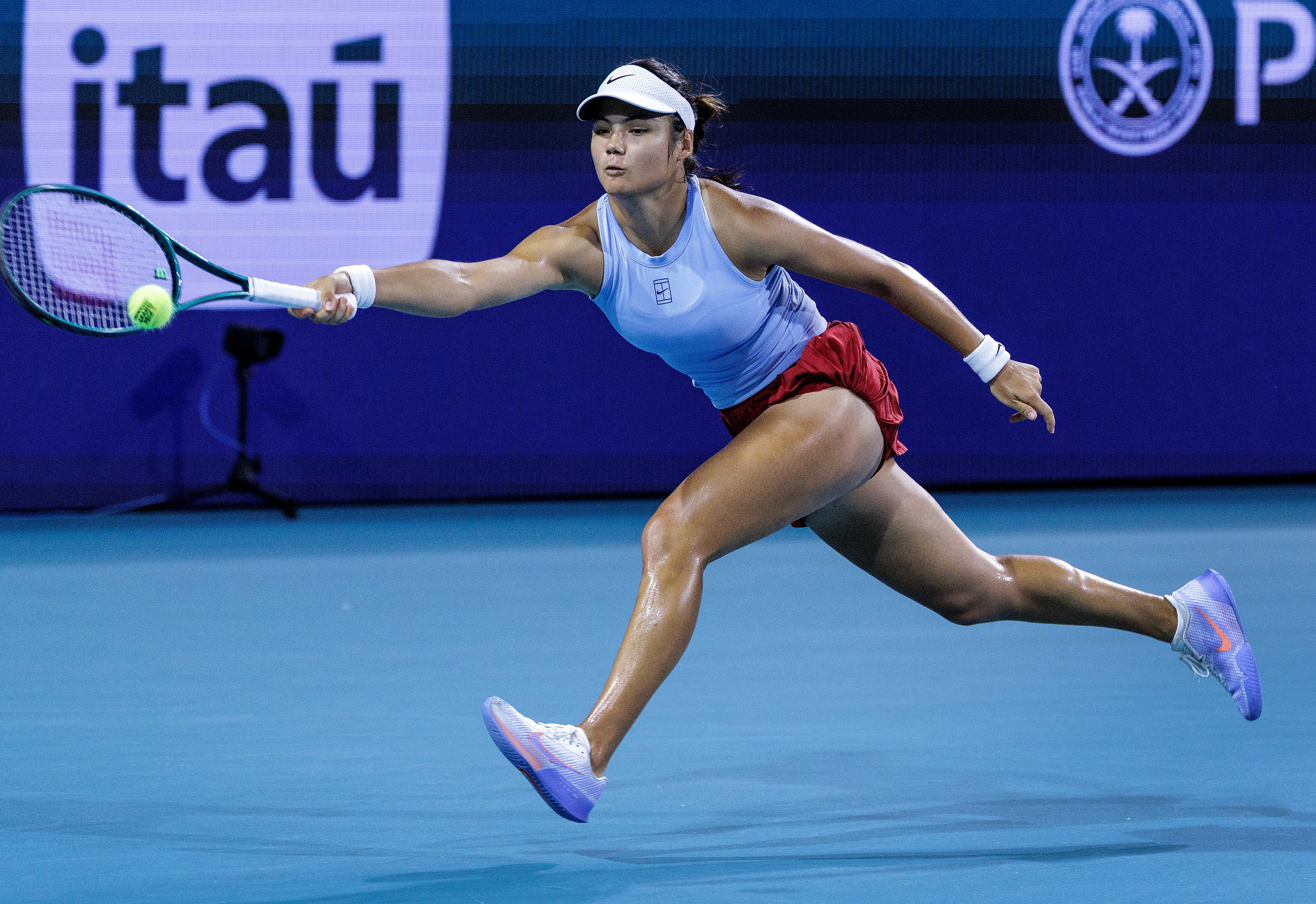 Emma Raducanu’s ‘tough’ quarter-final ends in defeat after fine Miami Open run