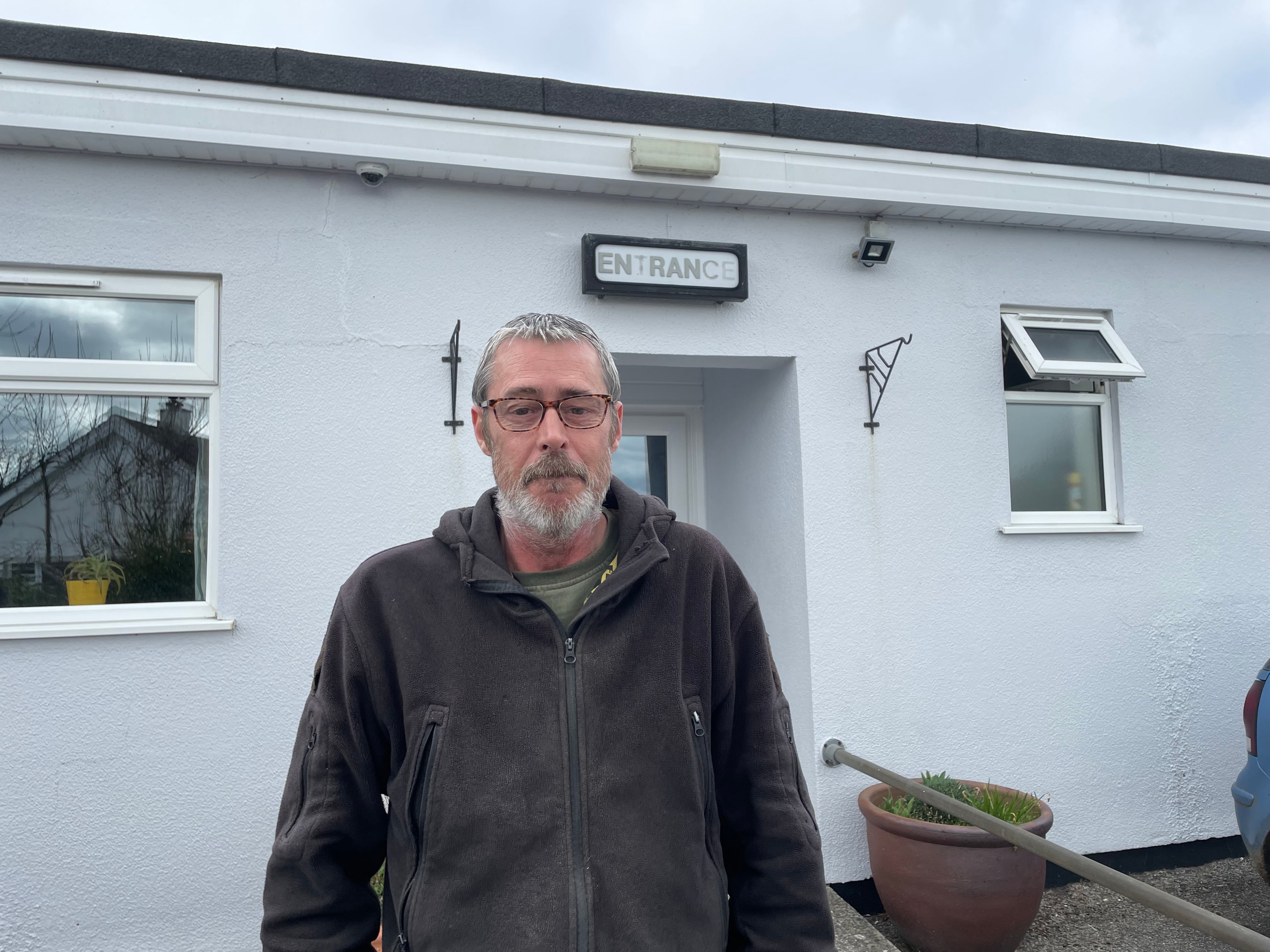 Adrian Rickard says he’s given up hope looking for somewhere to live in Rock due to rising prices