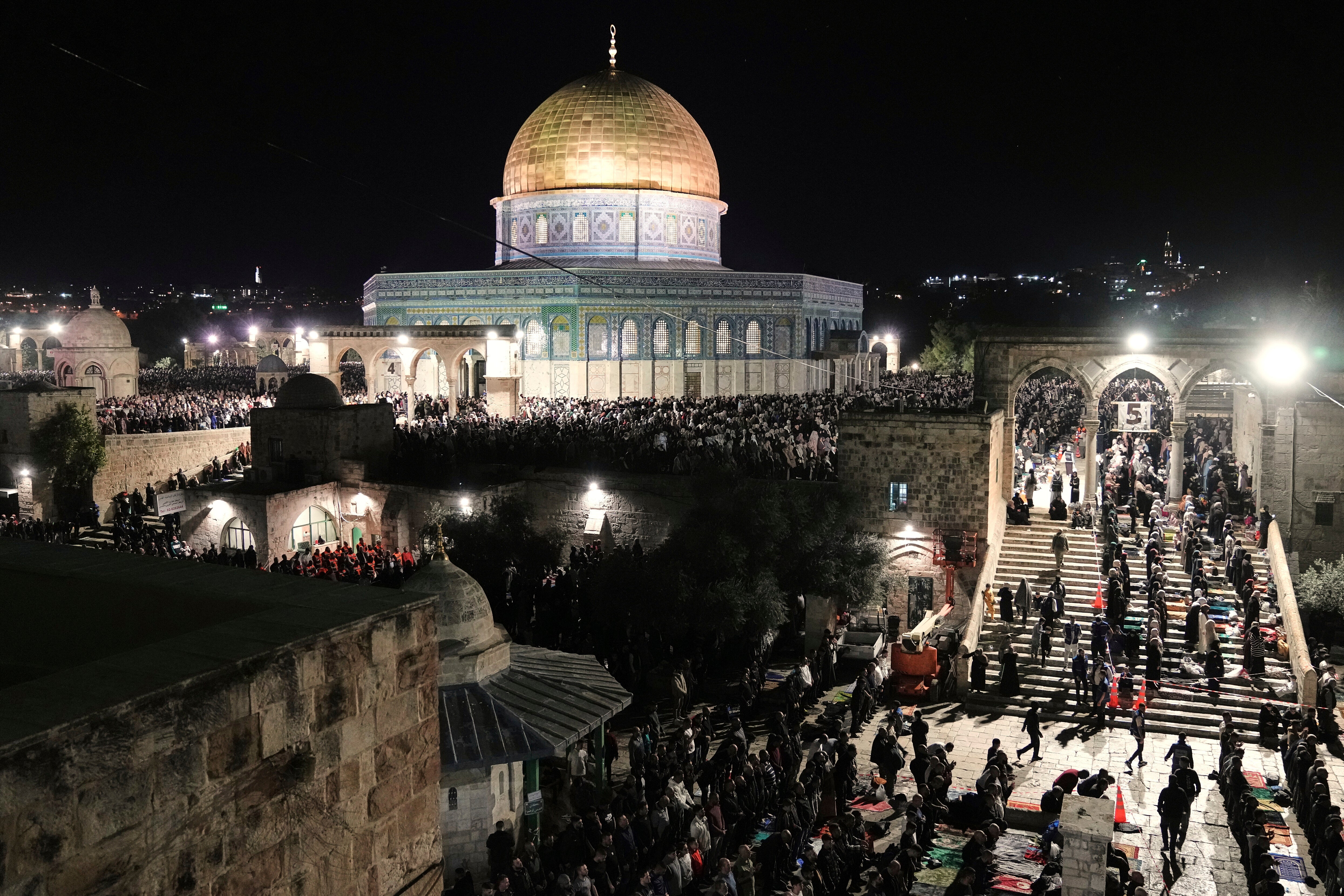 APTOPIX Israel Palestinians Ramadan