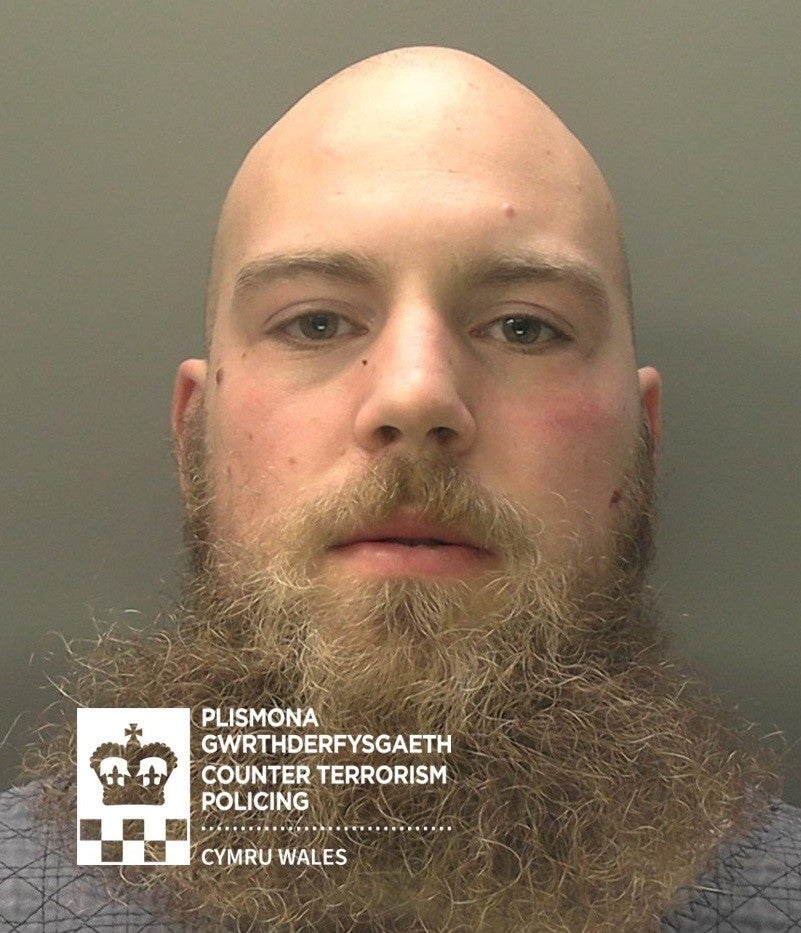 Alexander Dighton, 28, admitted 11 offences relating to a violent attack at Talbot Green Police station in South Wales on the evening of January 31