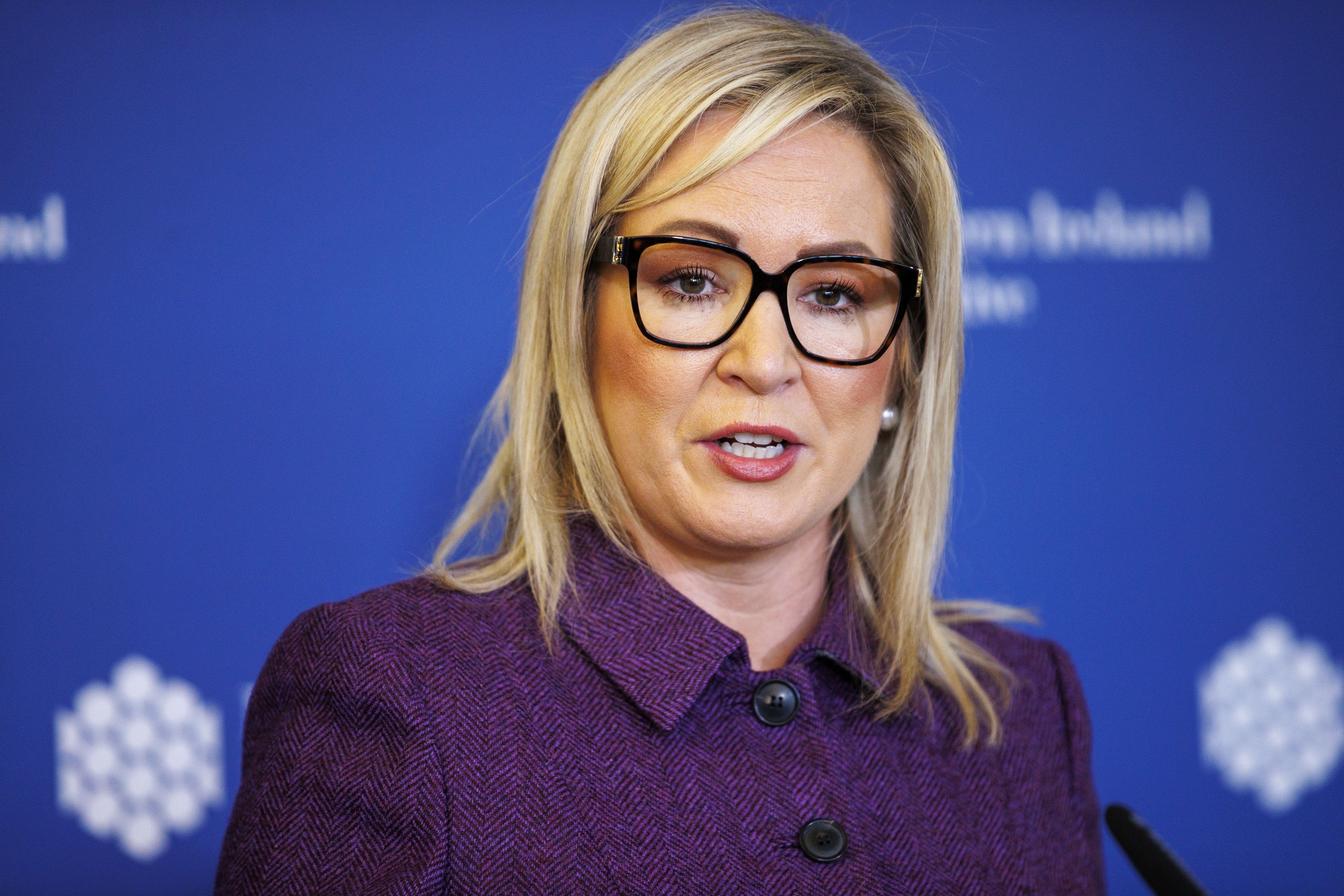 First Minister Michelle O’Neill did not breach the ministerial code, a report has concluded (Liam McBurney/PA)