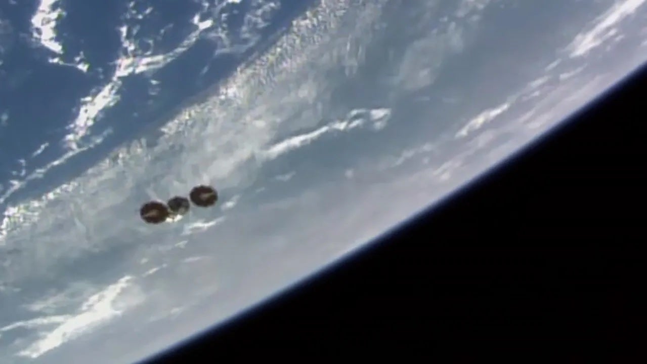 A previous Cygnus mission launched to the space station last August. It just left the space station and will safely burn up in the Earth’s atmosphere