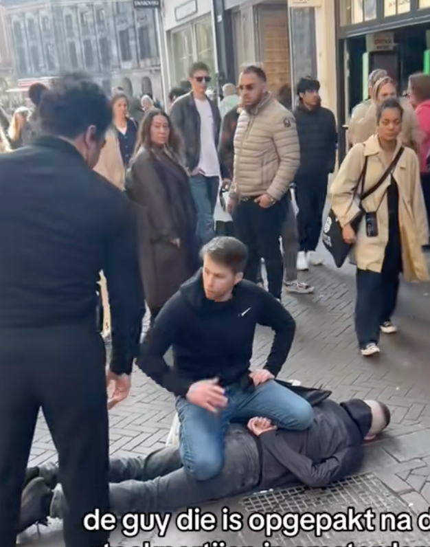 'Hero' performs citizens arrest in Amsterdam