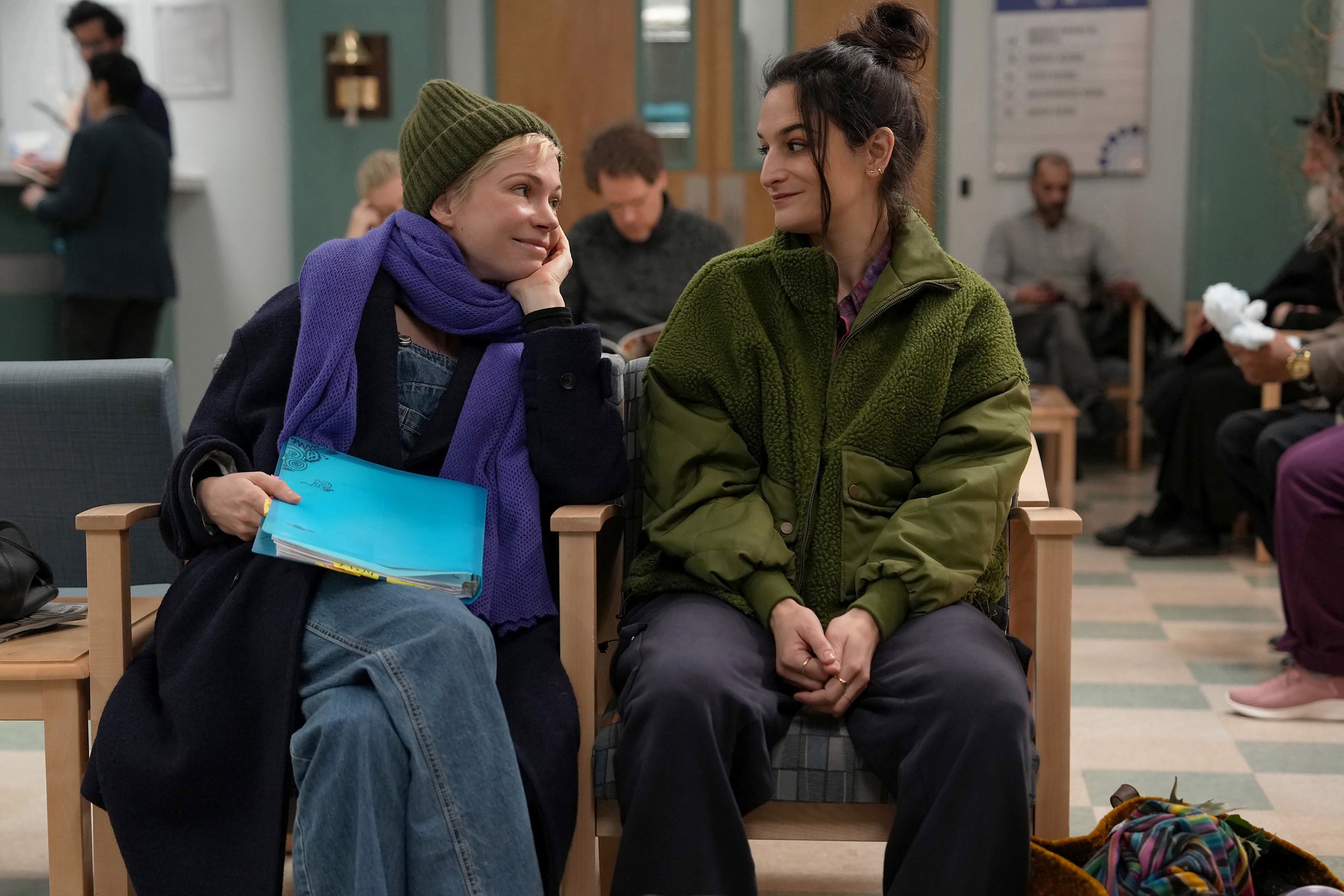 Michelle Williams and Jenny Slate in FX's 'Dying for Sex'