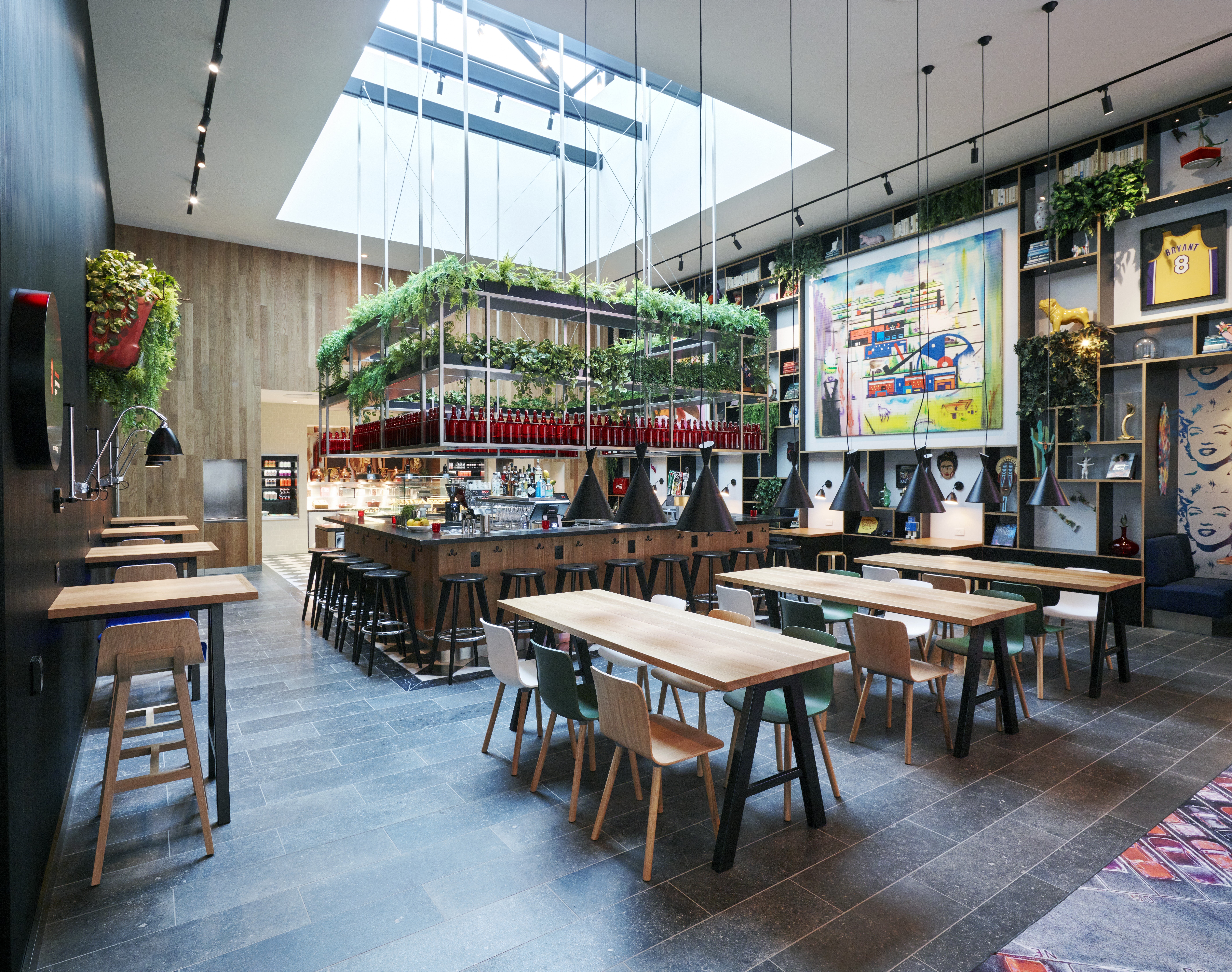 Fitness bunnies can work out 24 hours a day at Citizen M Los Angles Downtown