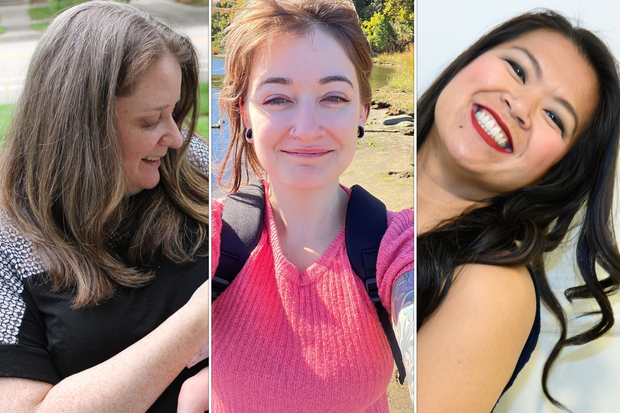 (L-R) Kat Curtin, Kelsey Grist and Sofie Champassak are just some of the growing number of women who are shunning tradition and embracing solo life, whether that’s becoming a parent, seeing the world or prioritizing a flourishing career.