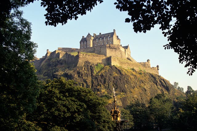 <p>Checks for flights from Ireland to Great Britain are much more relaxed – which means reaching Edinburgh (above) from Cork is unlikely to require an ETA</p>