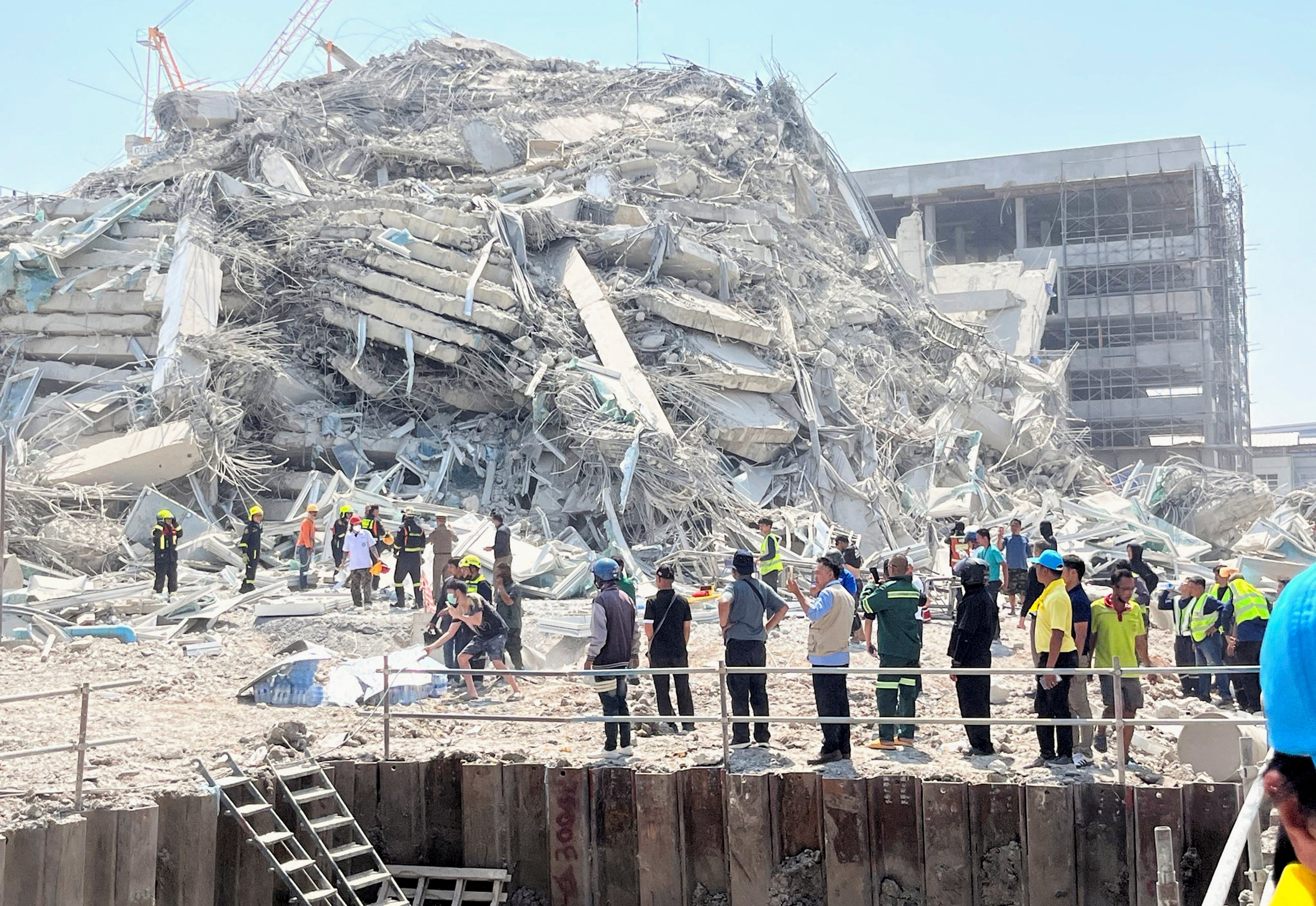 Buildings across the country have collapsed, leaving thousands still trapped