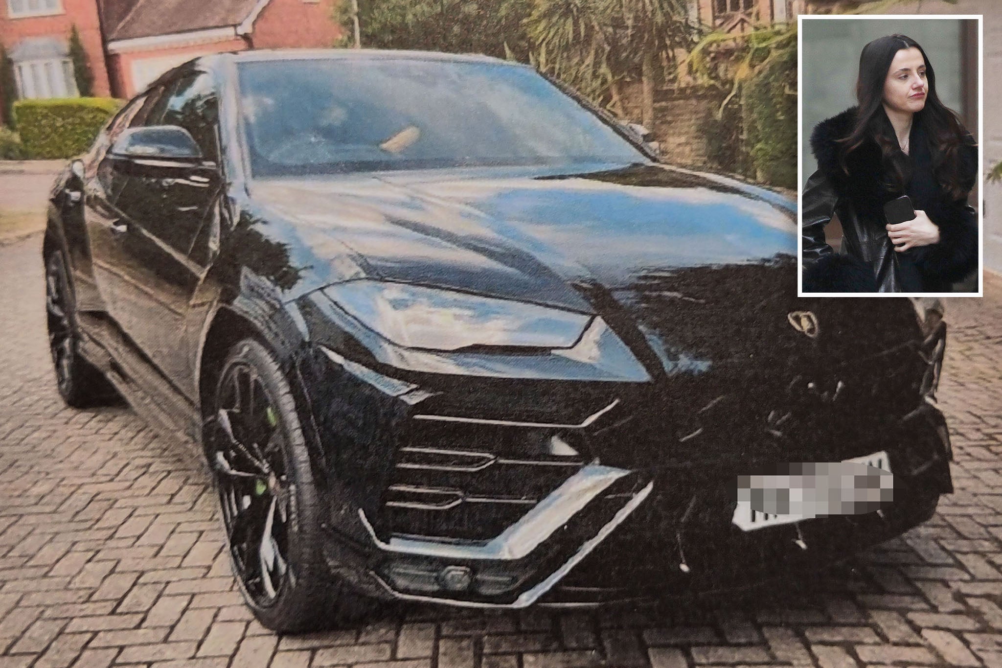 Erin Giumba had quit her job and was enjoying the high life with her new multimillionaire boyfriend, ‘constantly partying’ and driving around London in the £260,000 Lamborghini Urus SUV