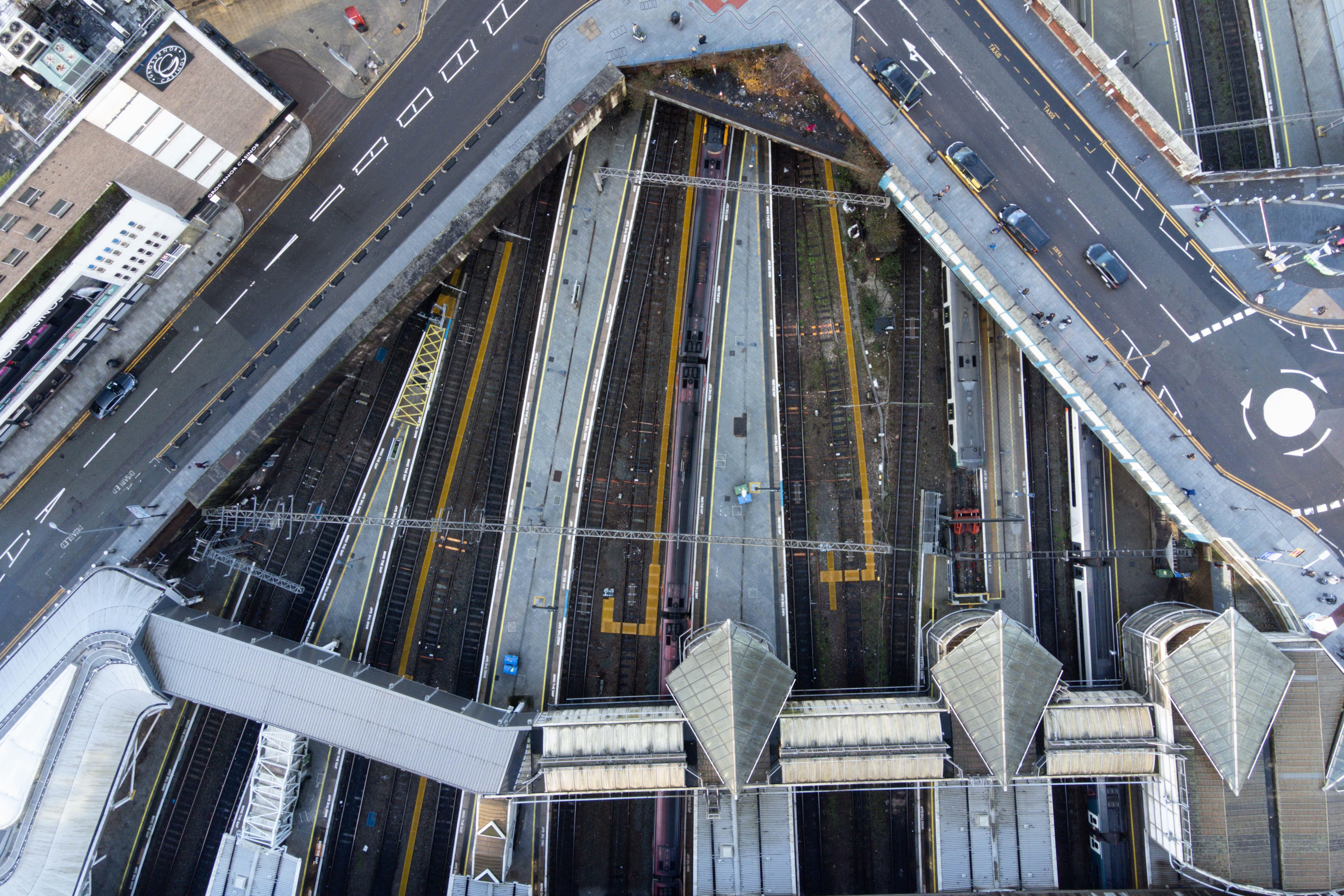 A general view of New Street station in Birmingham (Jacob King/PA)