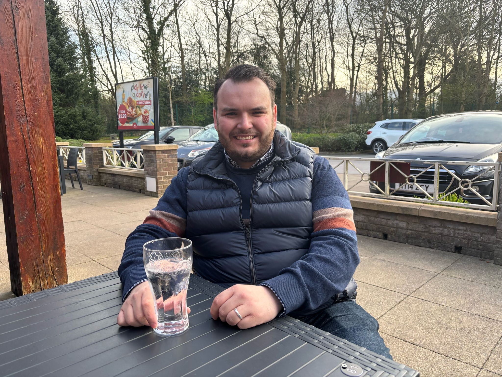 Tory candidate Sean Houlston is trying to appeal to rural voters