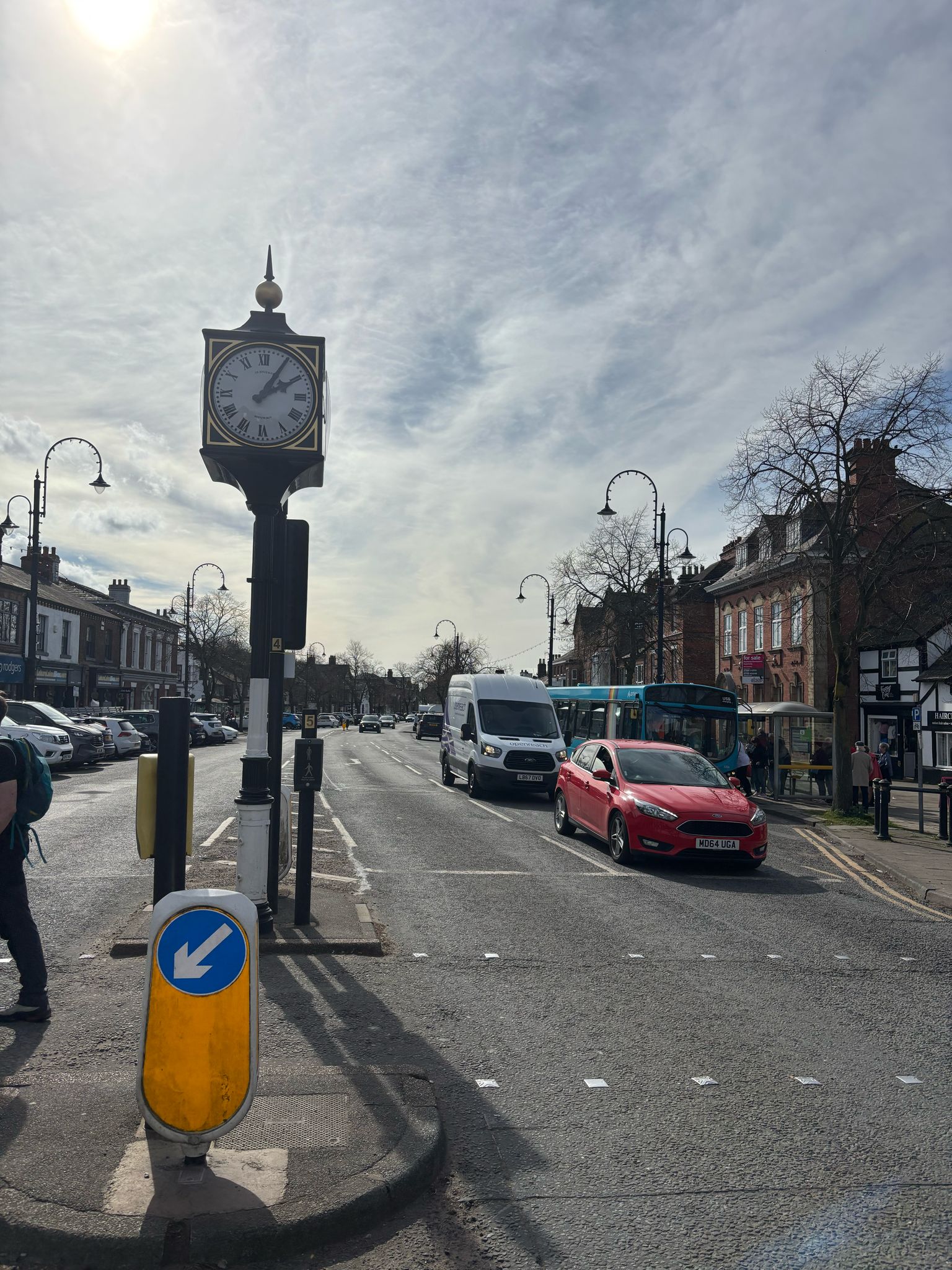 Frodsham town centre in the Runcorn and Helsby constituency