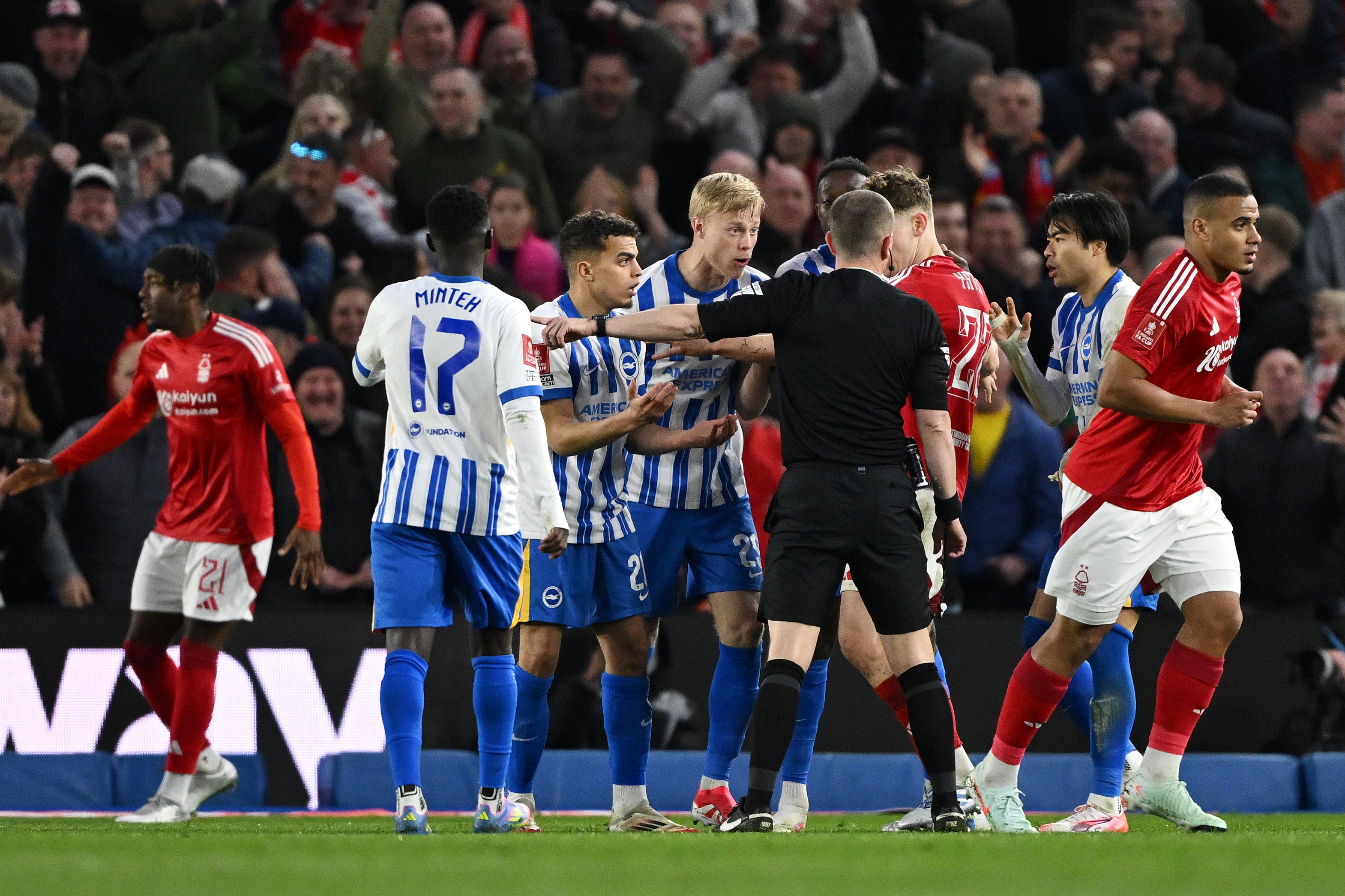 Forest were denied a penalty in normal time by VAR
