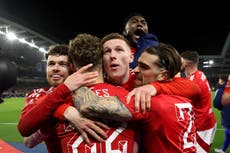 Nottingham Forest’s fairytale season continues with penalty shootout triumph at Brighton