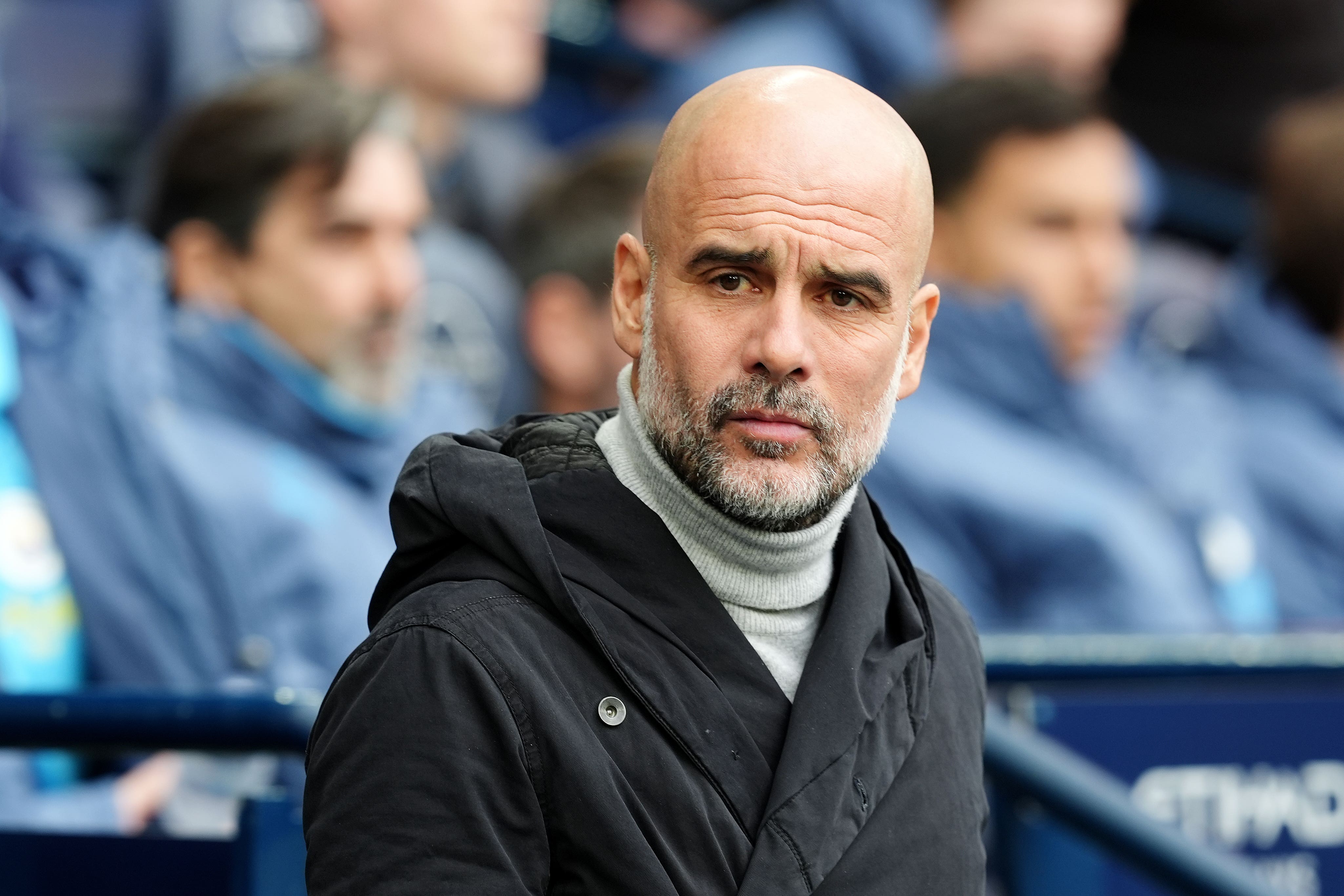 Manchester City have struggled this season and Pep Guardiola has not been pleased with his own performance (Martin Rickett/PA)
