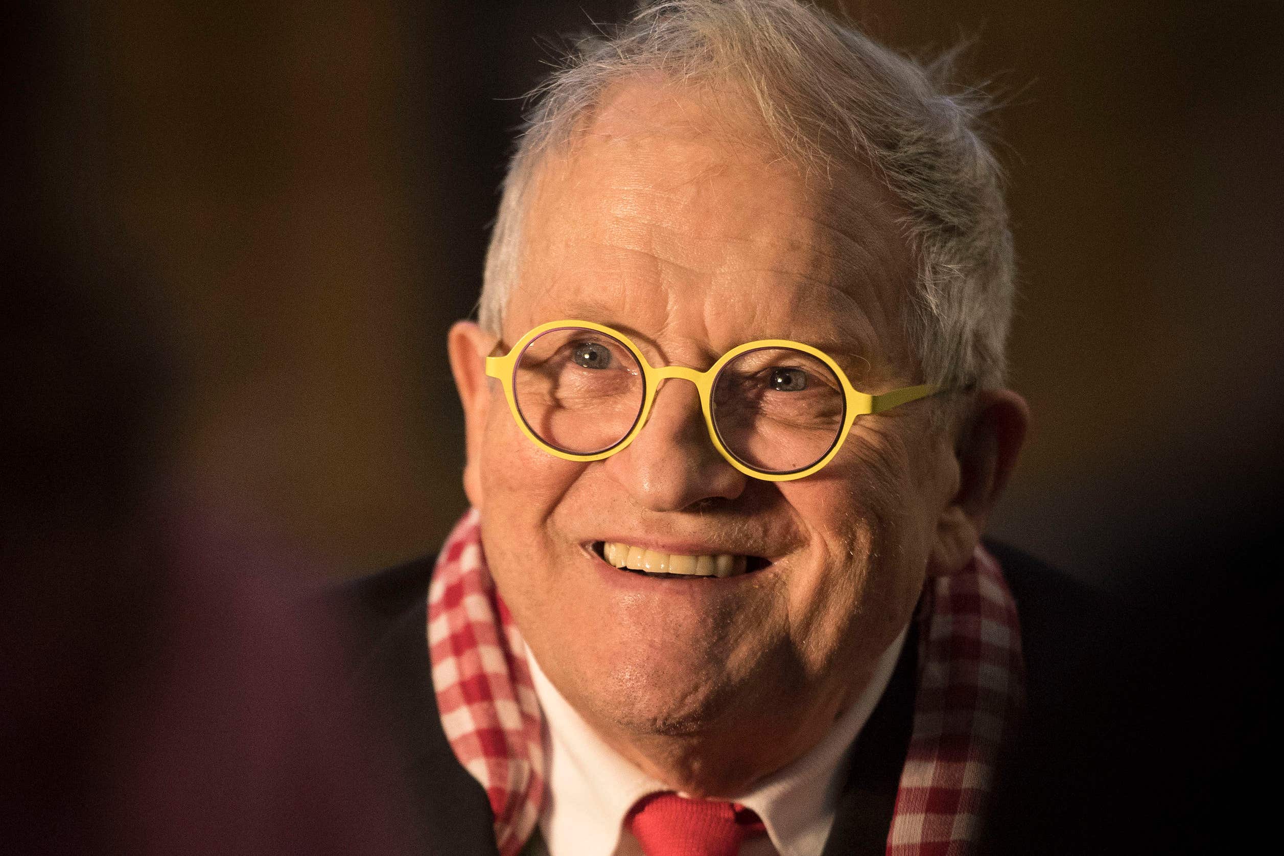 David Hockney has spoken about being visited by the King (Victoria Jones/PA)