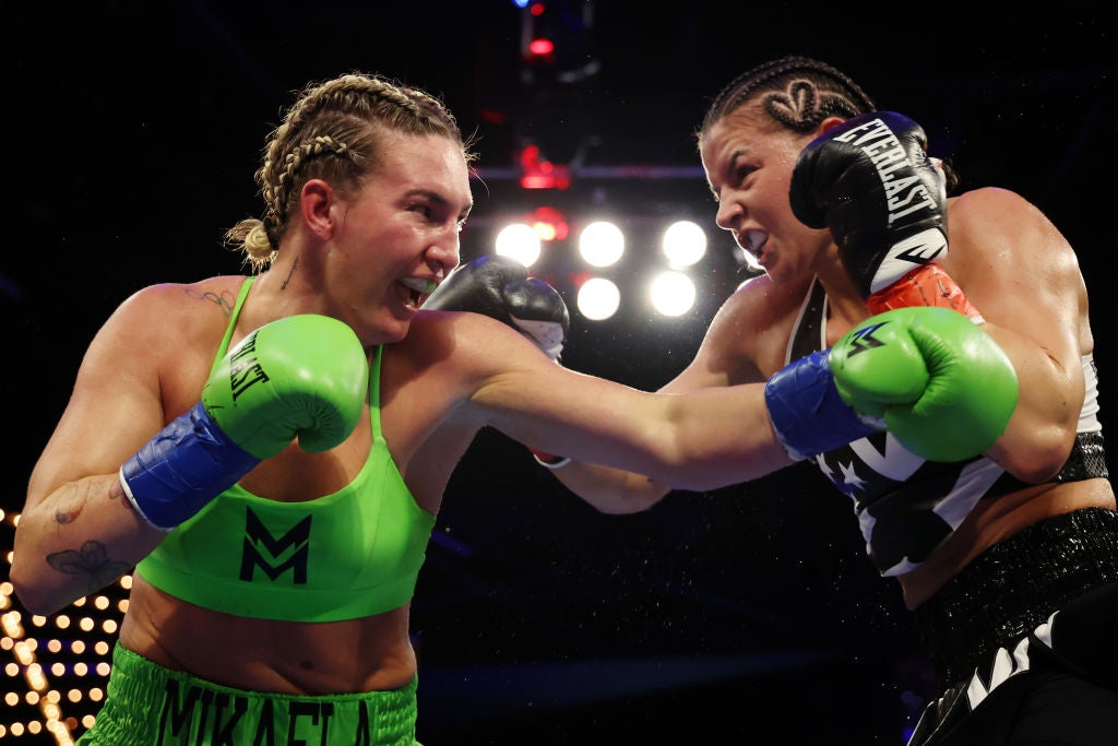 Mikaela Mayer eyes winner-takes-all unification battle with Lauren Price after victory over Sandy Ryan