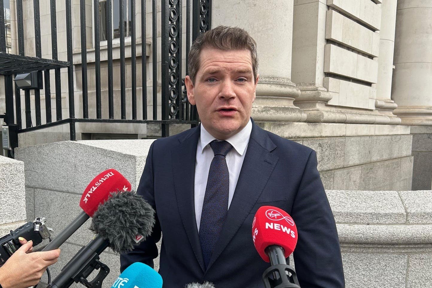 Enterprise Minister Peter Burke said the Irish economy was in a ‘position of strength’ (Cillian Sherlock/PA)