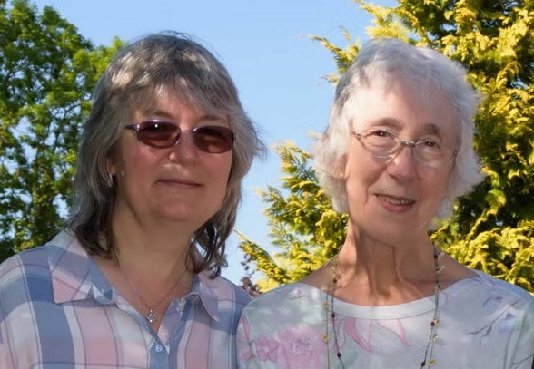 Rhona D’Arcy and her mother Heather White
