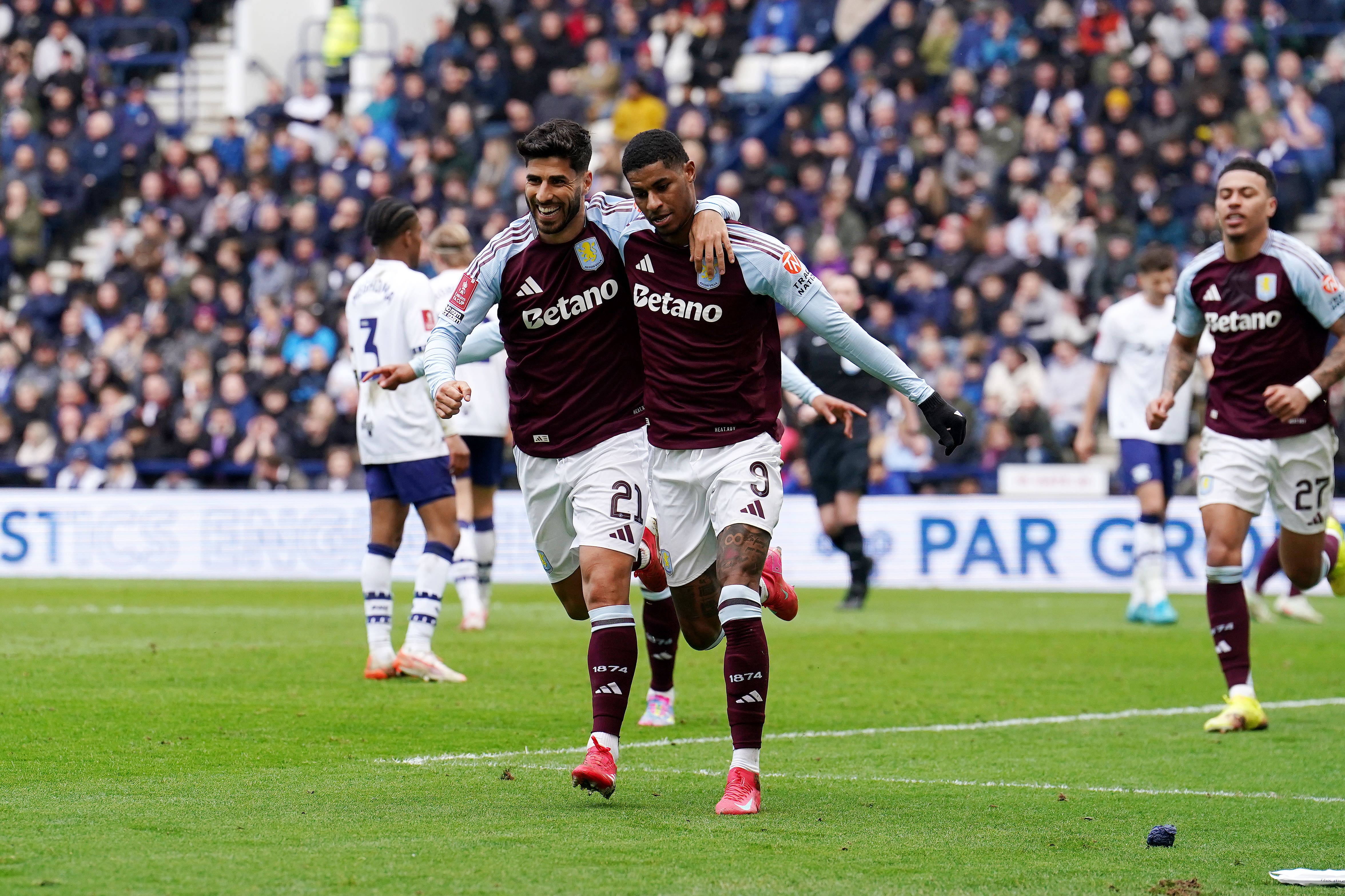 Marcus Rashford still looking to improve after firing Aston Villa into FA Cup semis
