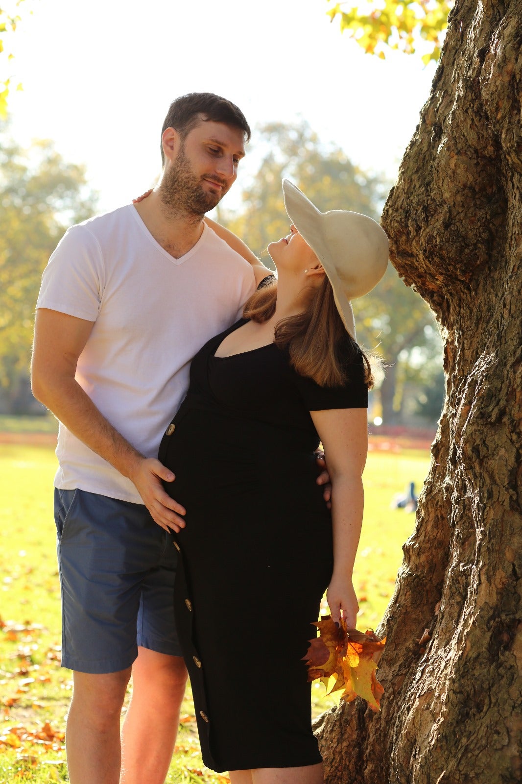 Andrejs and Katerina pregnant with daughter Lizzie