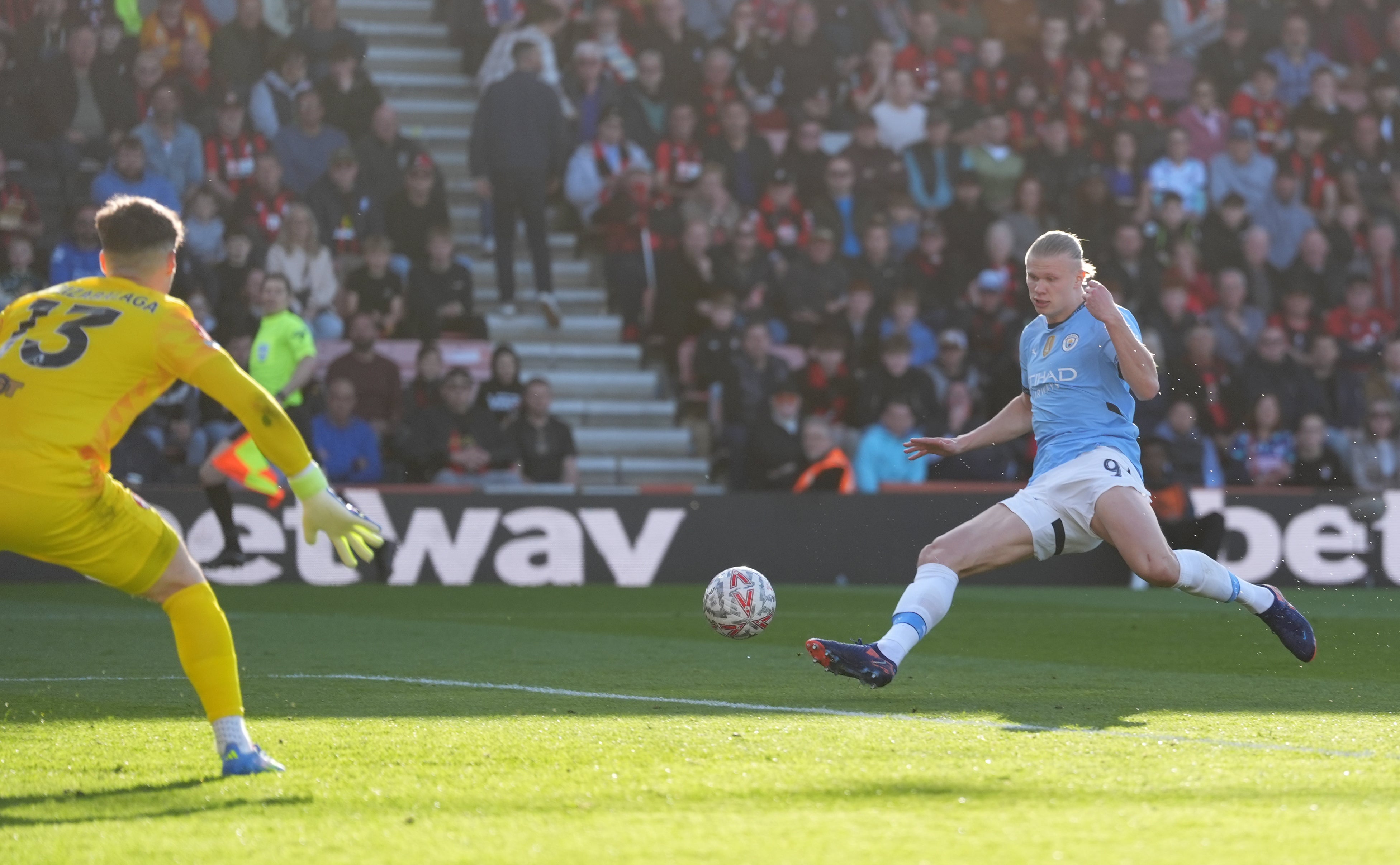 Haaland scores City’s equaliser