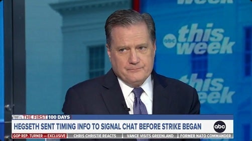 Mike Turner, former Intelligence committee chair, discusses Signalgate on ABC's This Week.