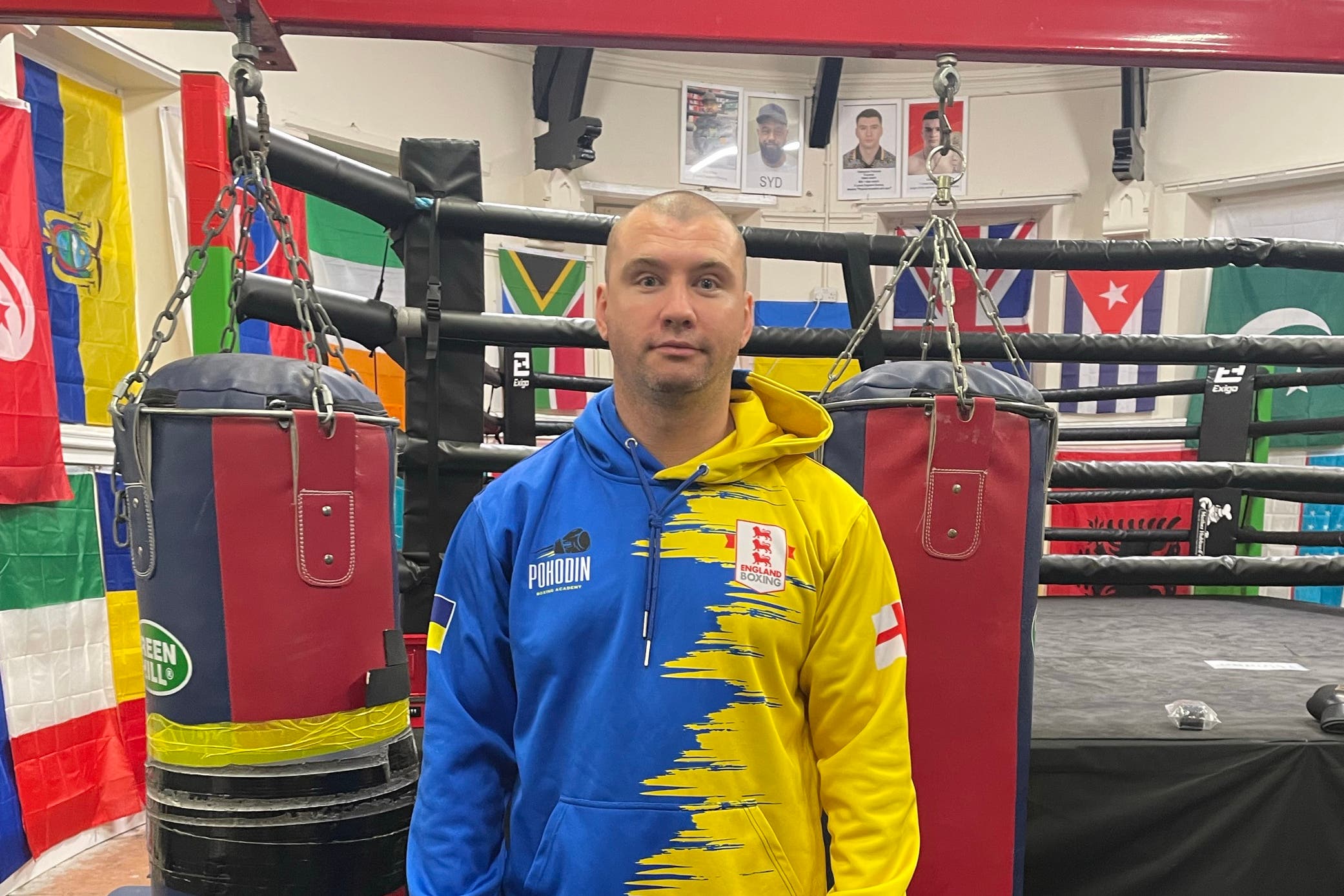 Oleksandr Pohodin set up his own boxing academy in May 2024 (Danielle Desouza/PA)