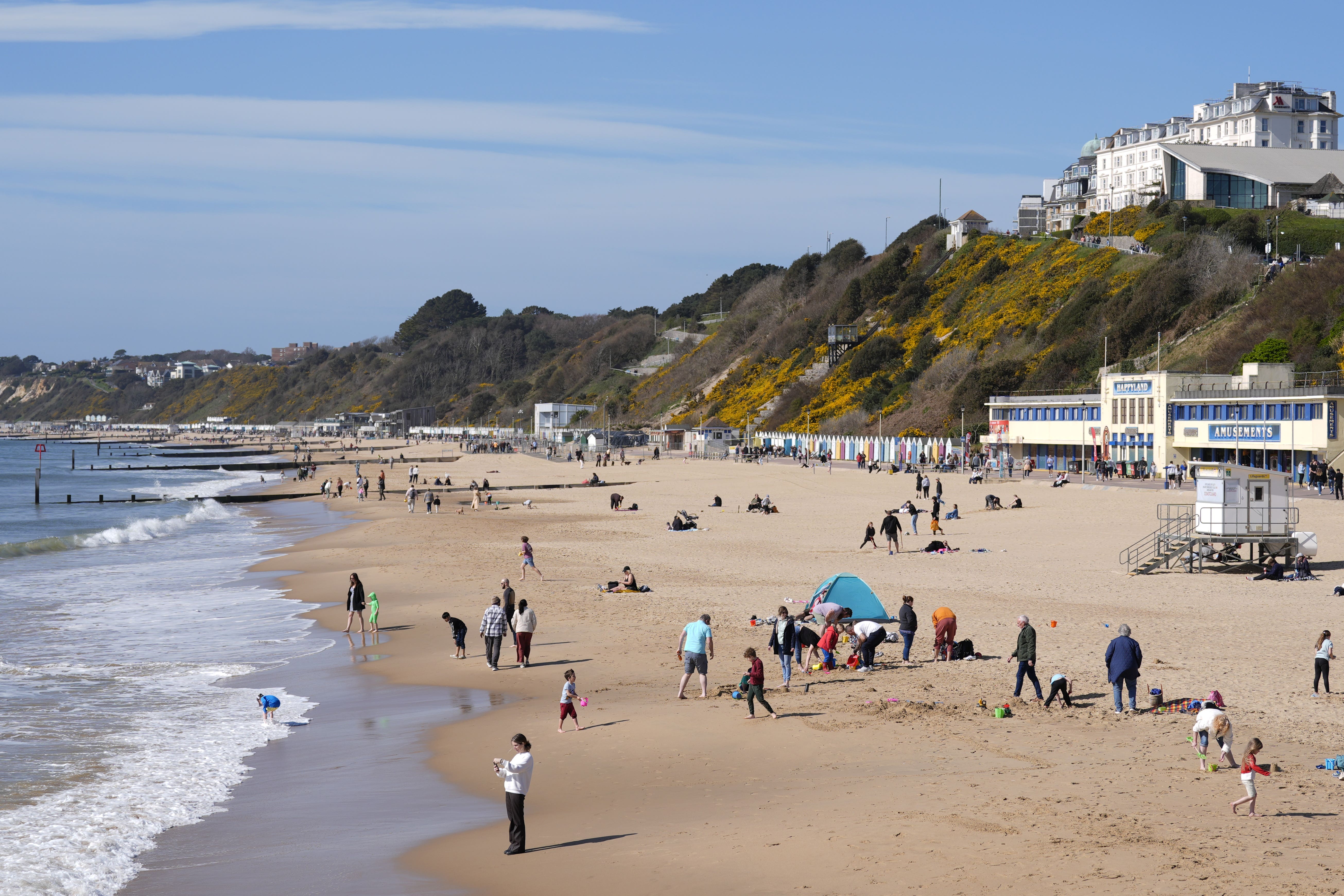 Daytime temperatures are set to climb a few degrees above average every day (PA)