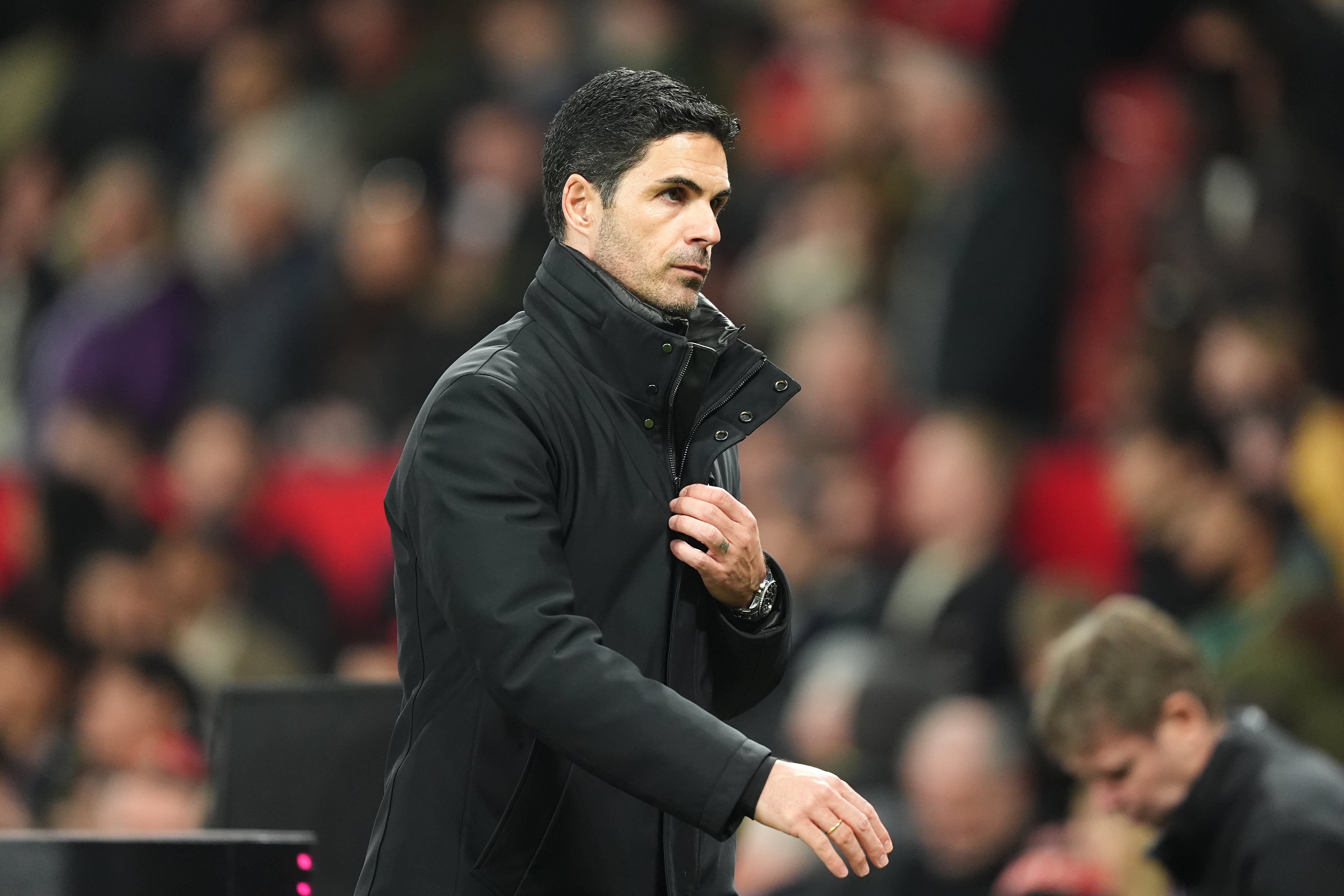 Mikel Arteta will hope his Arsenal side can keep their slim title hopes alive
