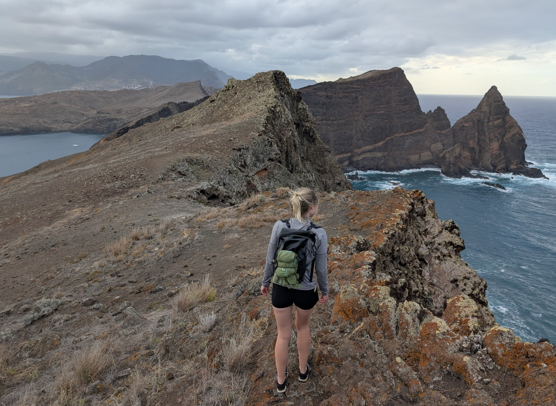 Heading back from a day exploring the São Lourenço peninsula