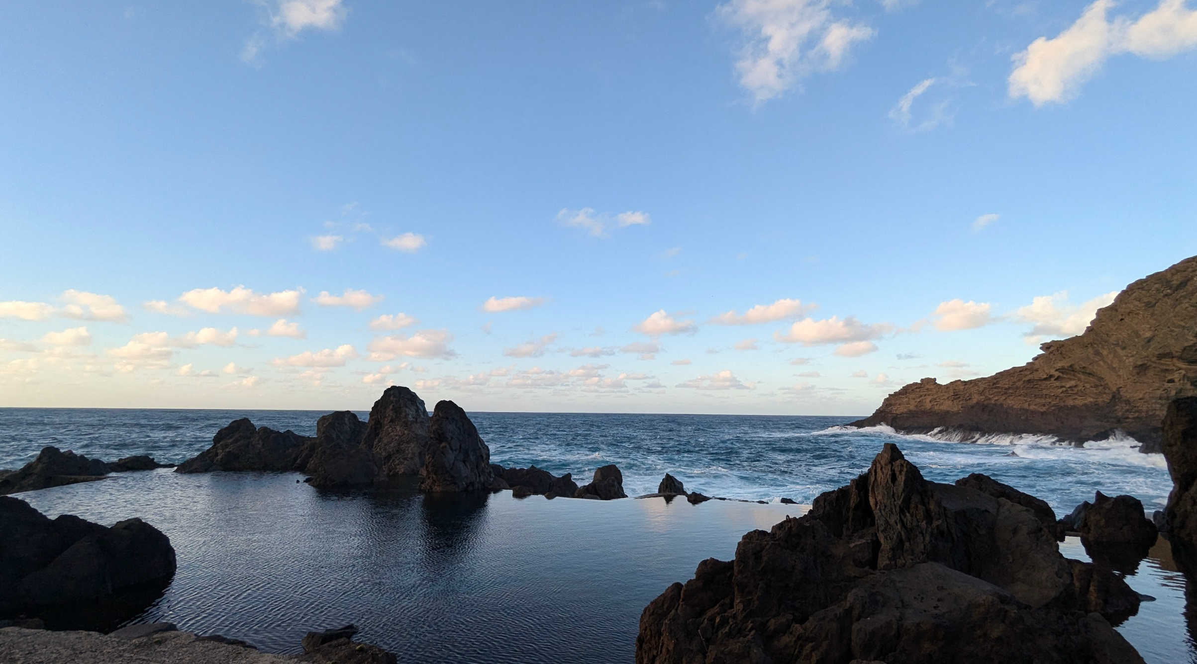 The serene Cachalote natural pools