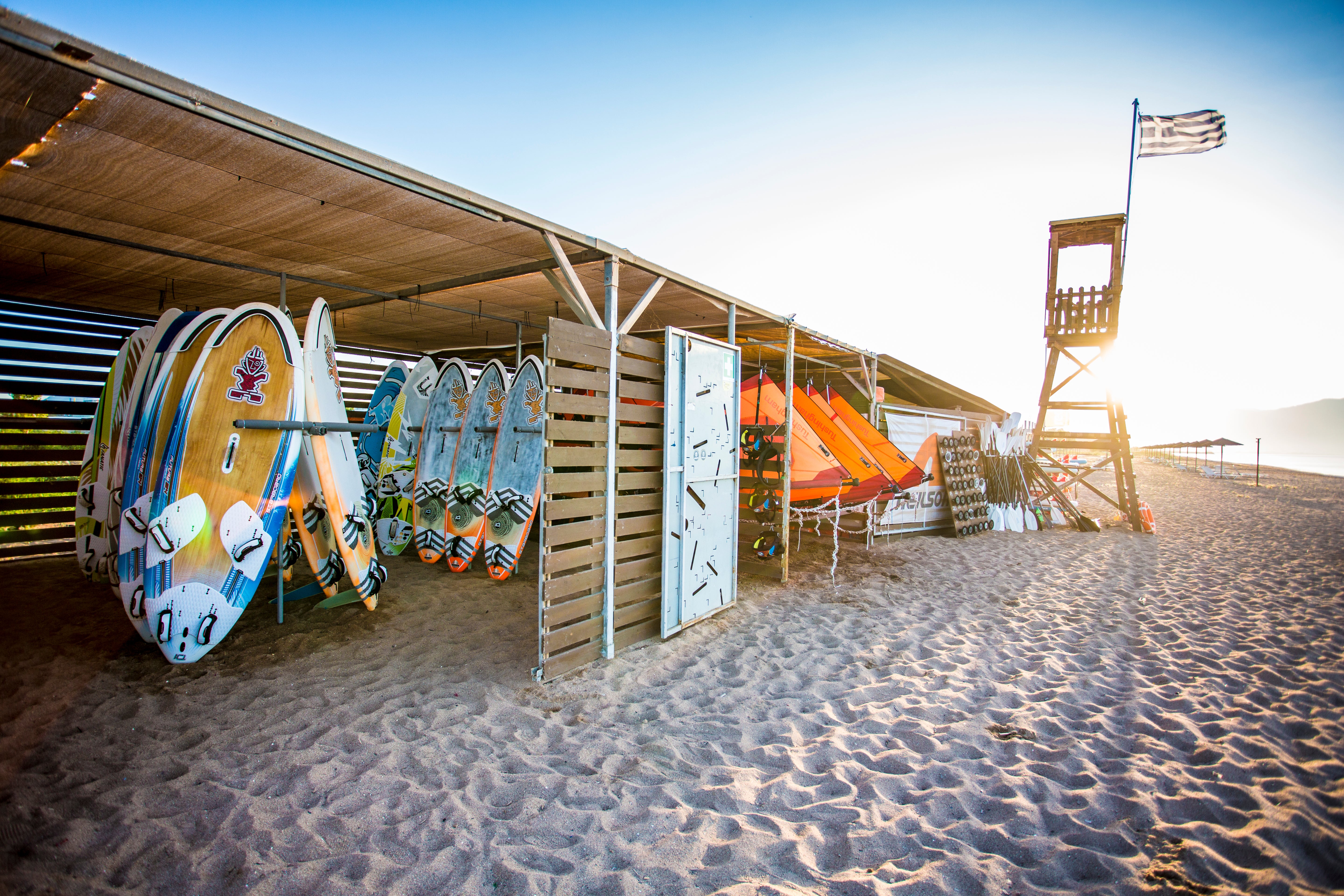 Grab a paddleboard or kayak any time you like