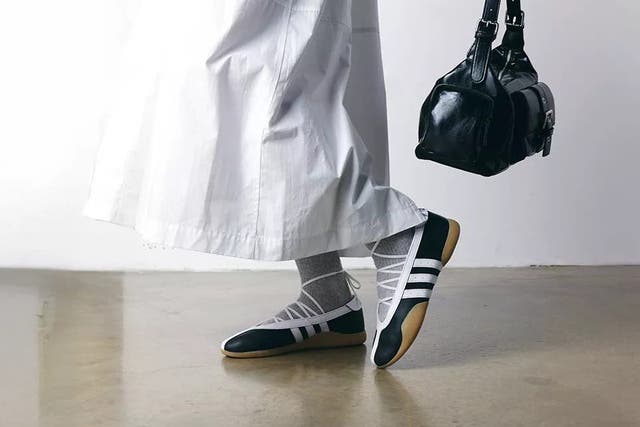 <p>The ‘sneakerina’ is part ballet shoe, part trainer</p>
