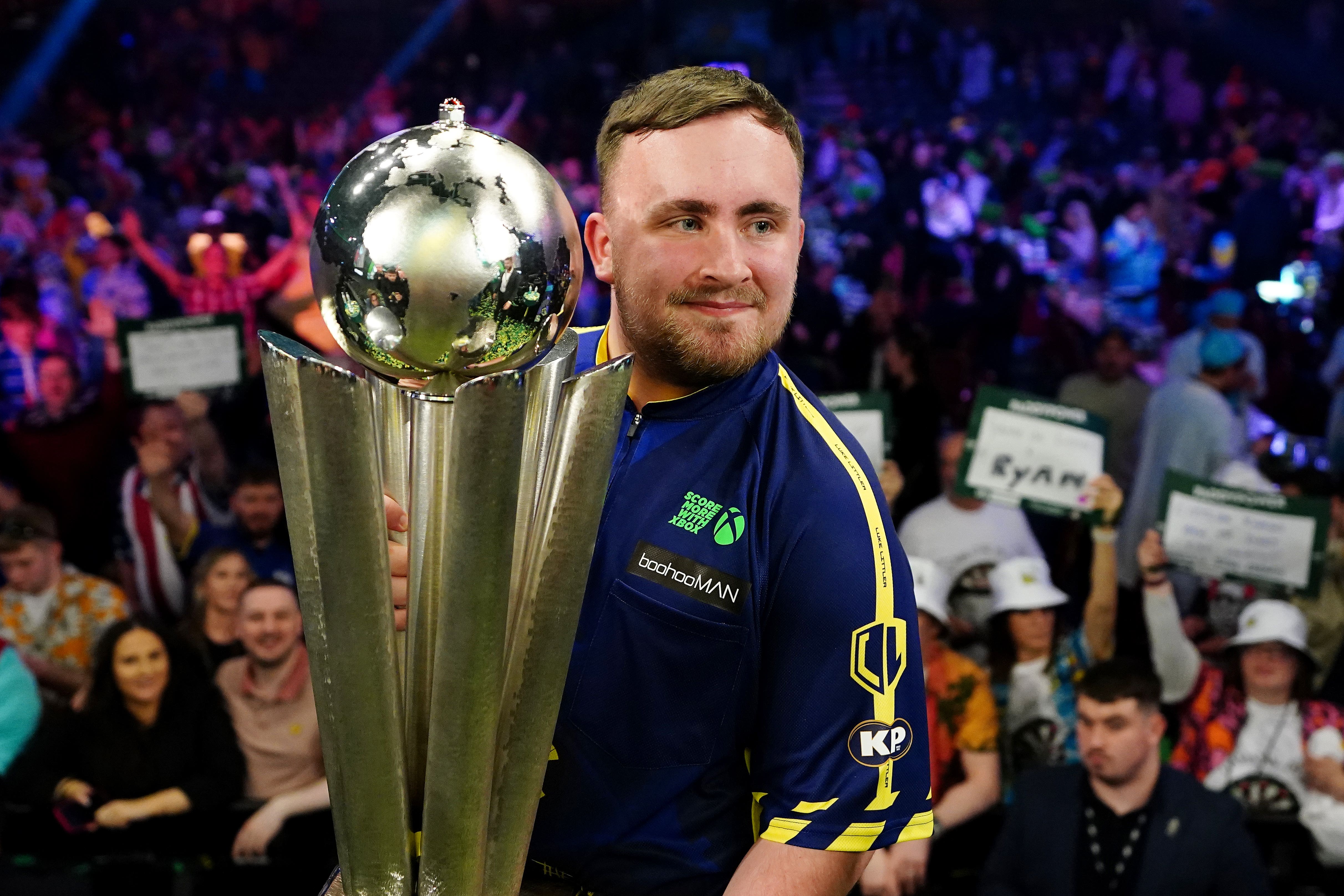 Luke Littler won £500,000 for winning the 2025 World Darts Championship but that prize will be doubled in 2026 (Zac Goodwin/PA)