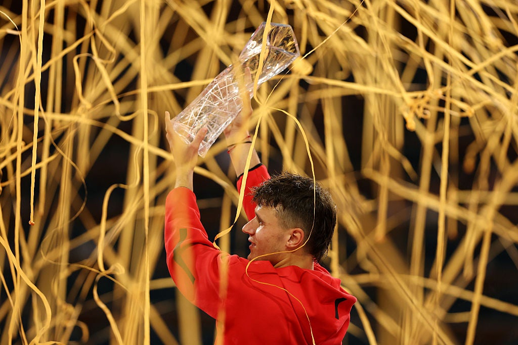 Mensik, the Czech No 2, wins his first ATP title