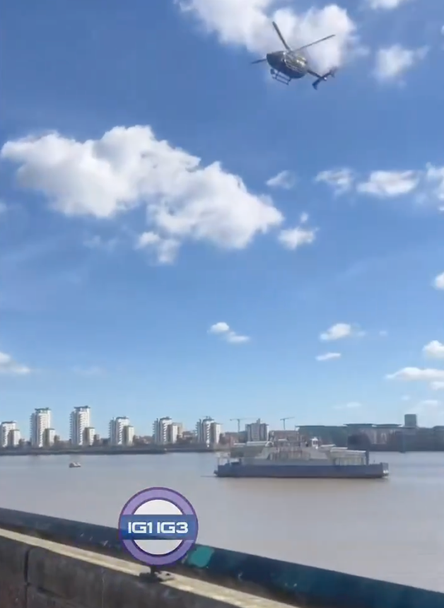 A police helicopter has been dispatched in the search off Barge House Road, east London