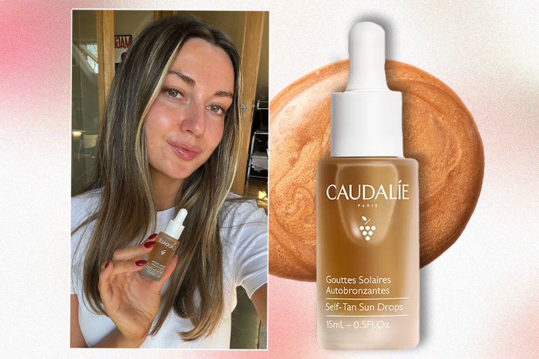 The drops can be mixed with your moisturiser for a subtle glow or applied alone for a deeper colour
