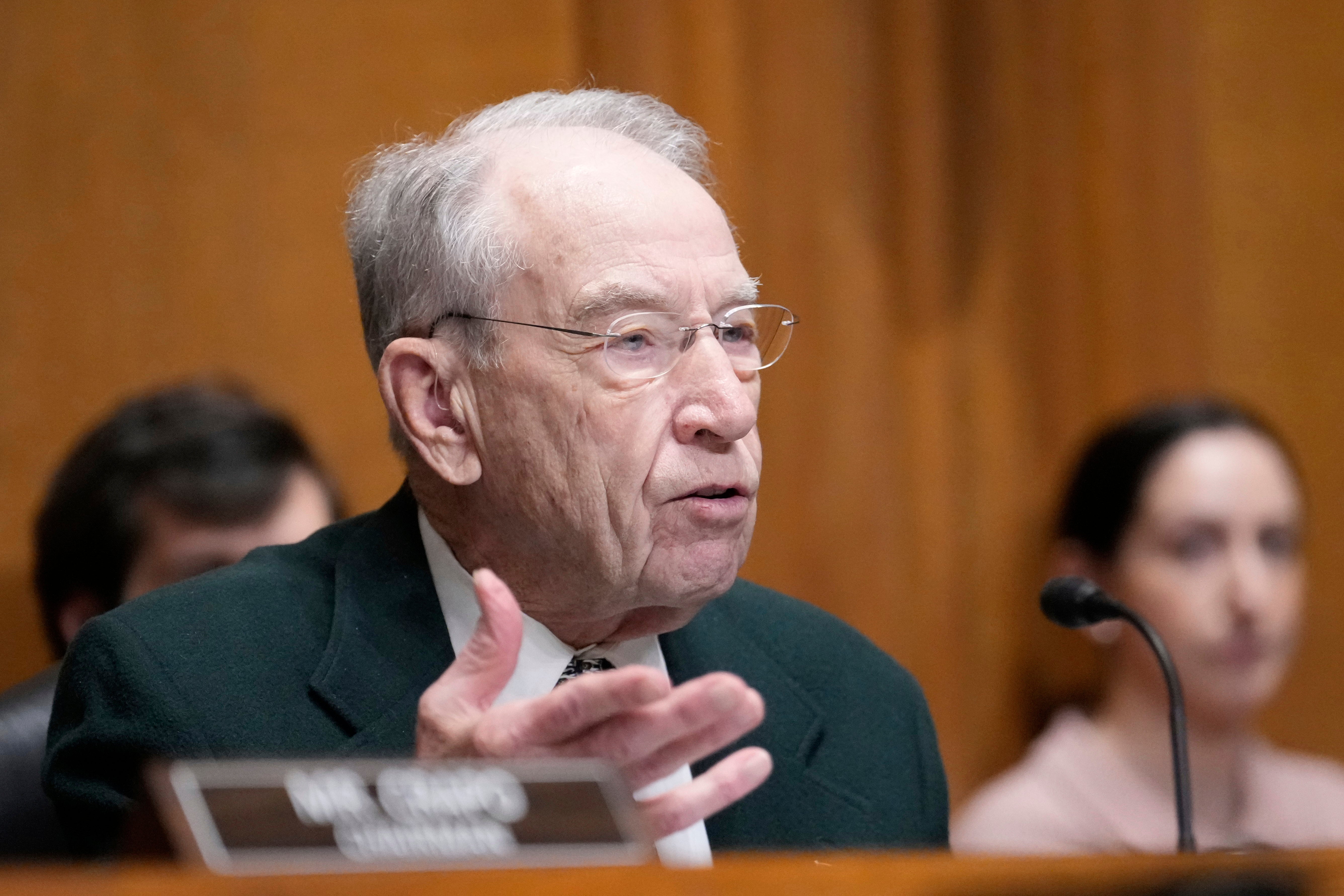 Senator Chuck Grassley, a Republican for Iowa, wants to end nationwide injunctions issued by judges, according to a new op-ed