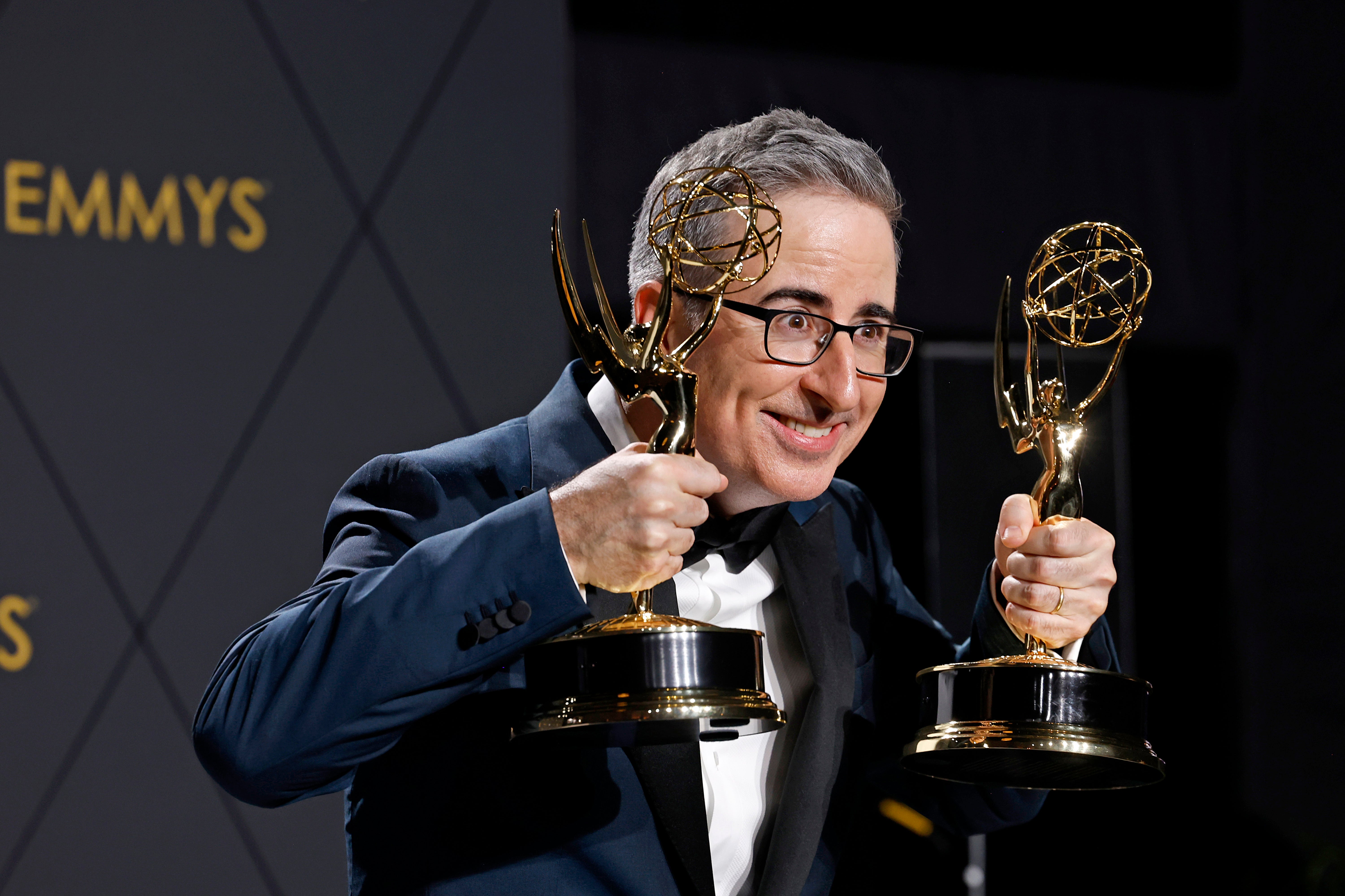 John OIiver is being sued by a health insurance medical director who believes he was misquoted on TV