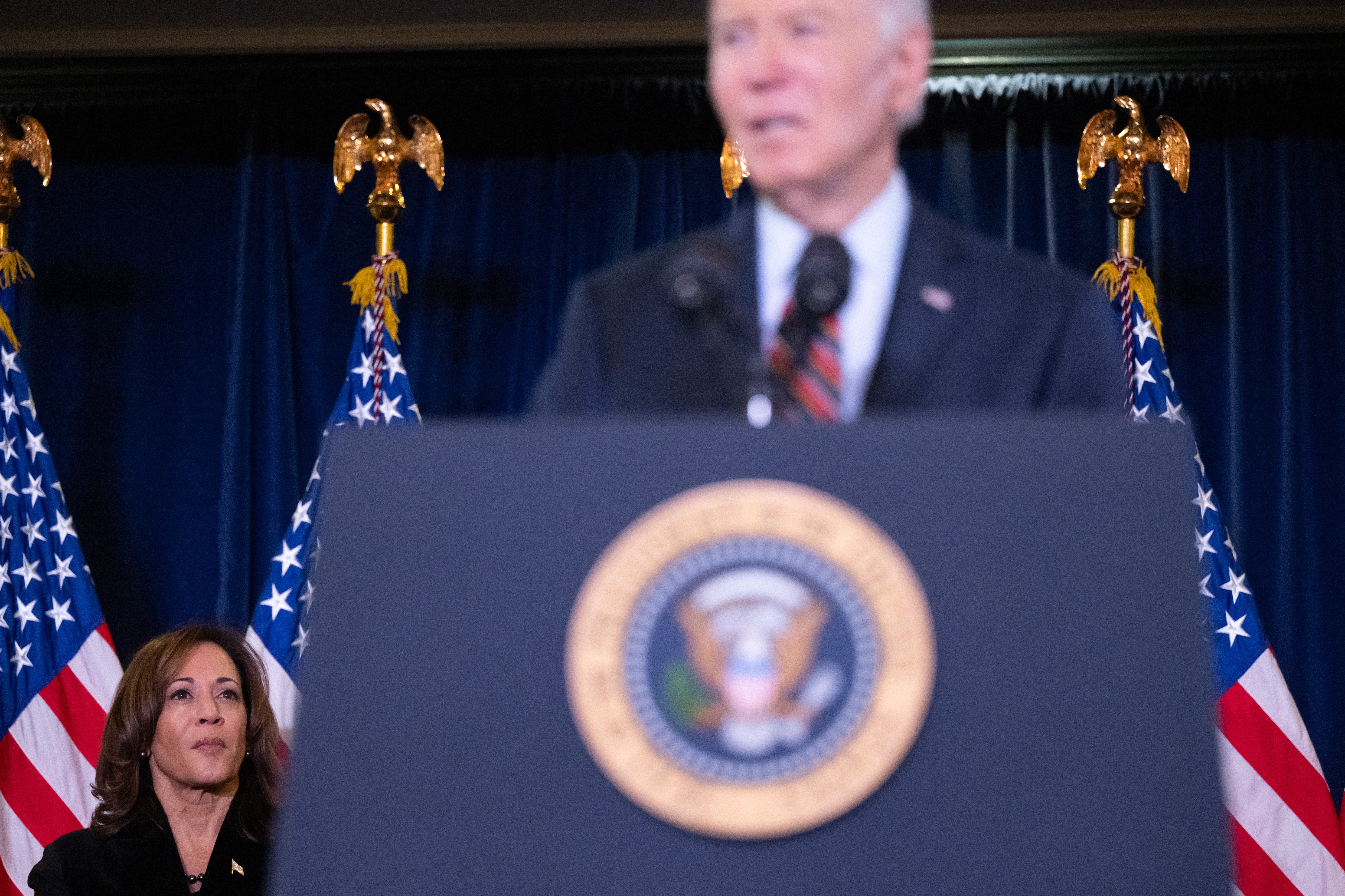 Harris replaced Biden as the Democratic candidate after concerns about his age came to a head