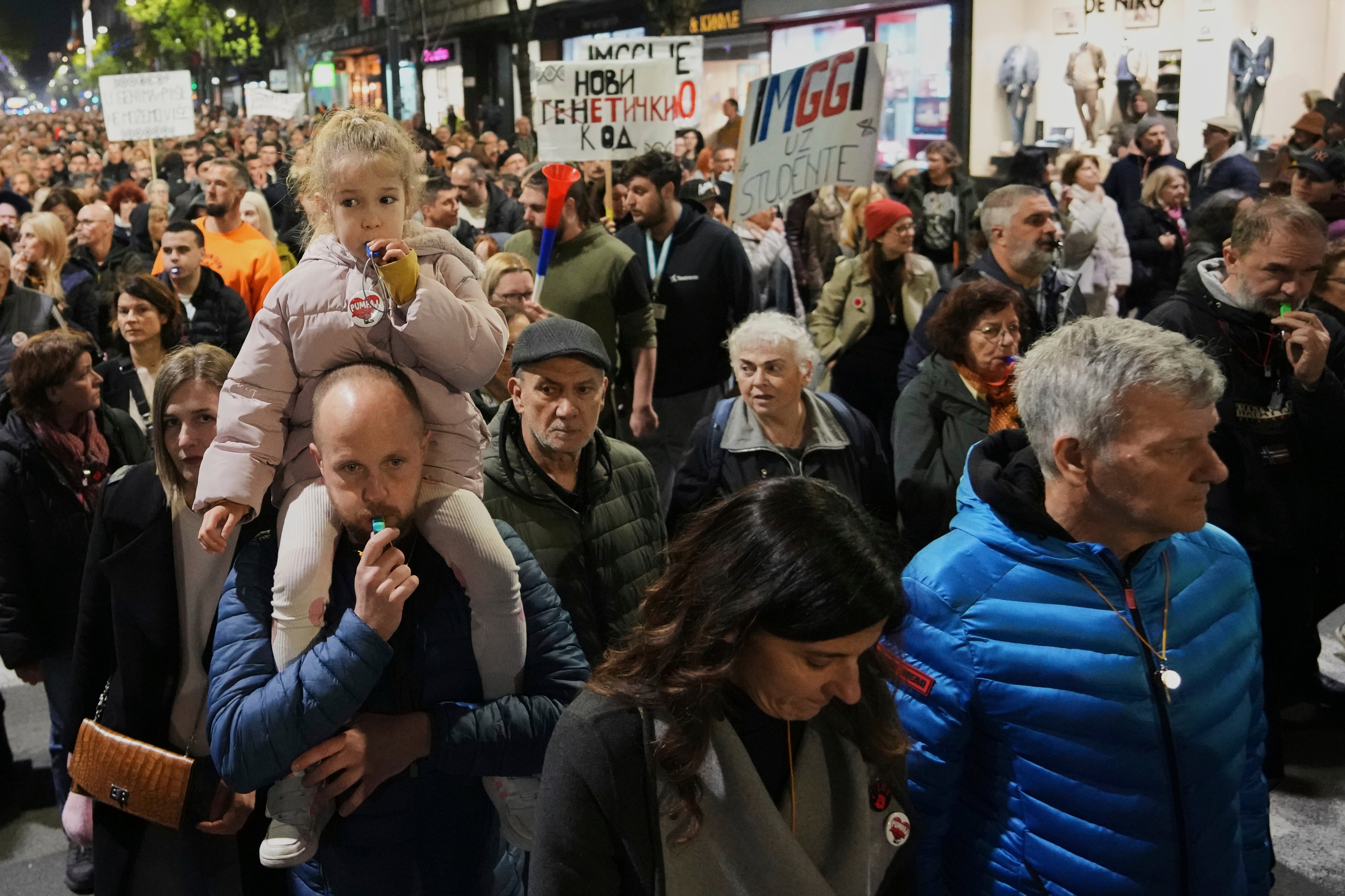 Serbia Protest