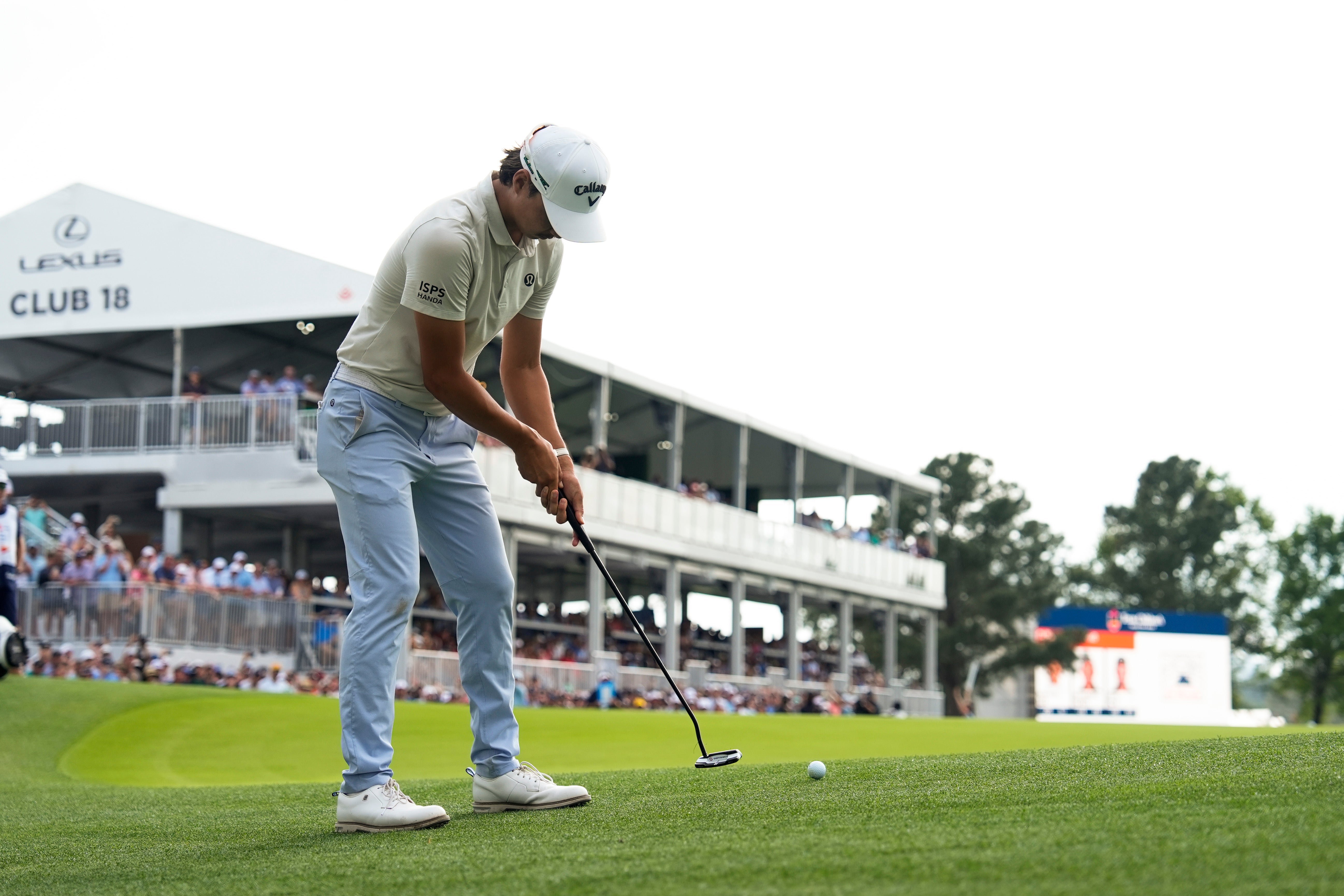 Min Woo Lee held off a late surge from Scottie Scheffler and Gary Woodland to win his first PGA Tour title