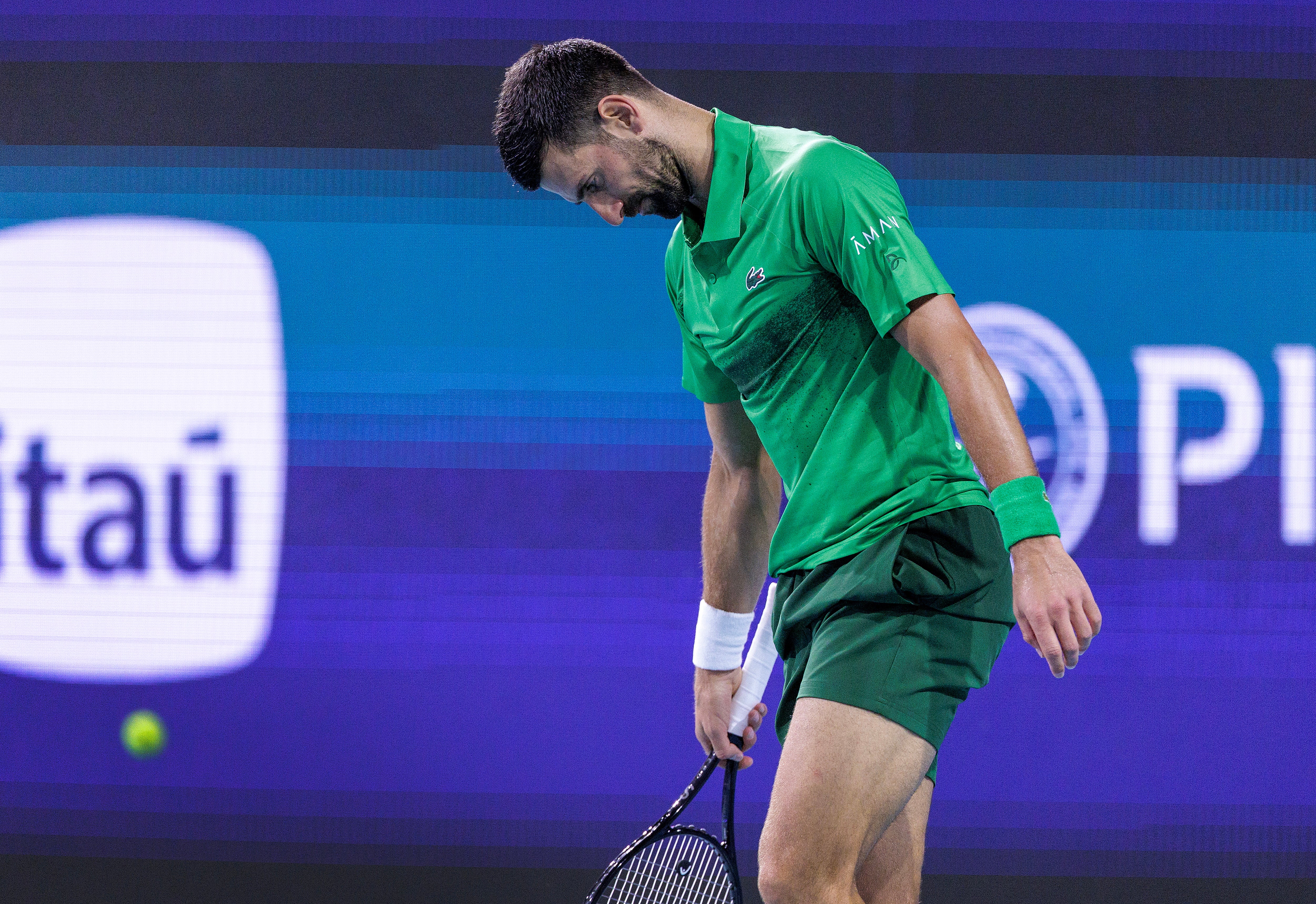 Novak Djokovic was denied a 100th tour title after being defeated in the Miami Open final by teenager Jakub Mensik