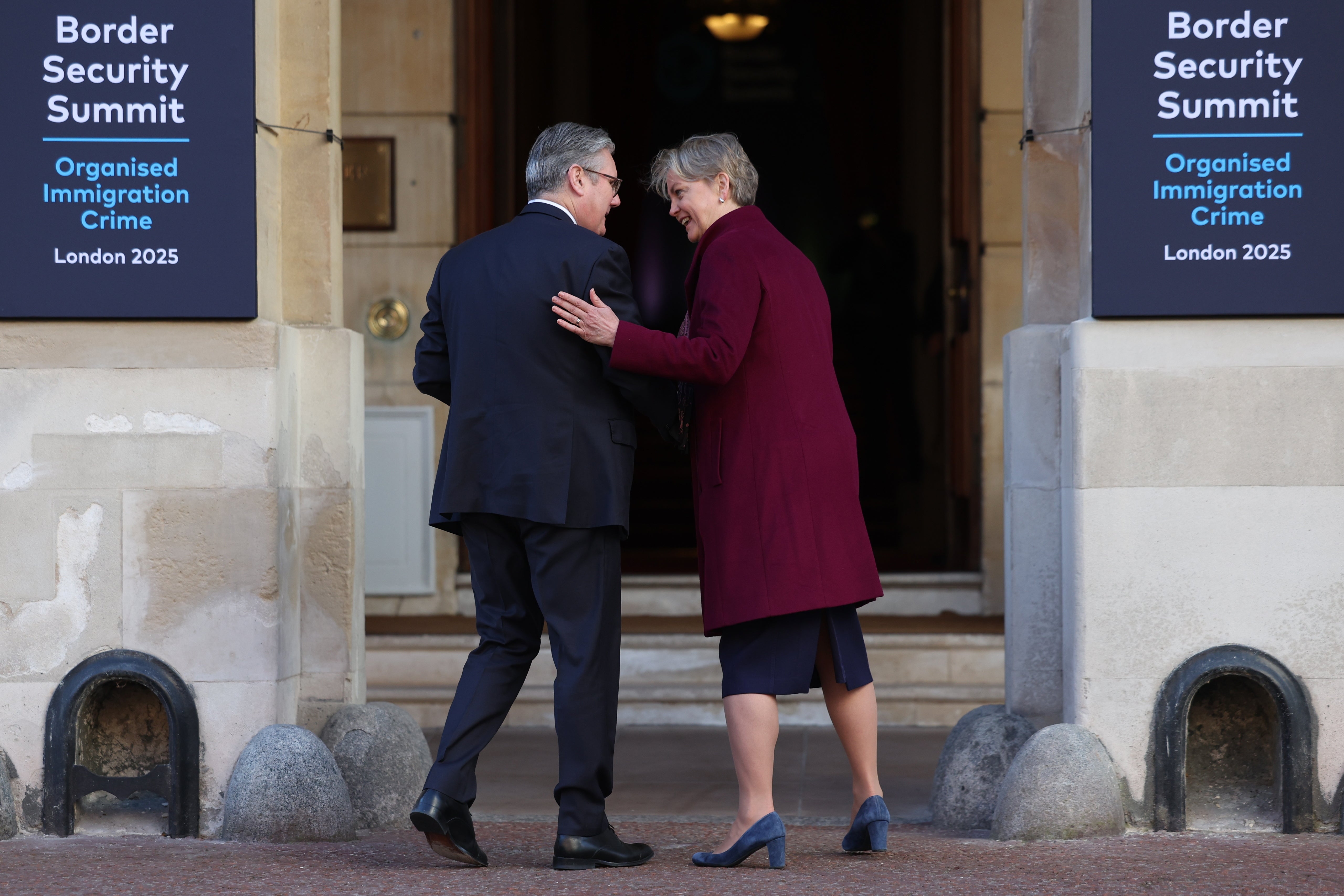 Sir Keir Starmer and Yvette Cooper are trying to crack down on arrivals in the UK