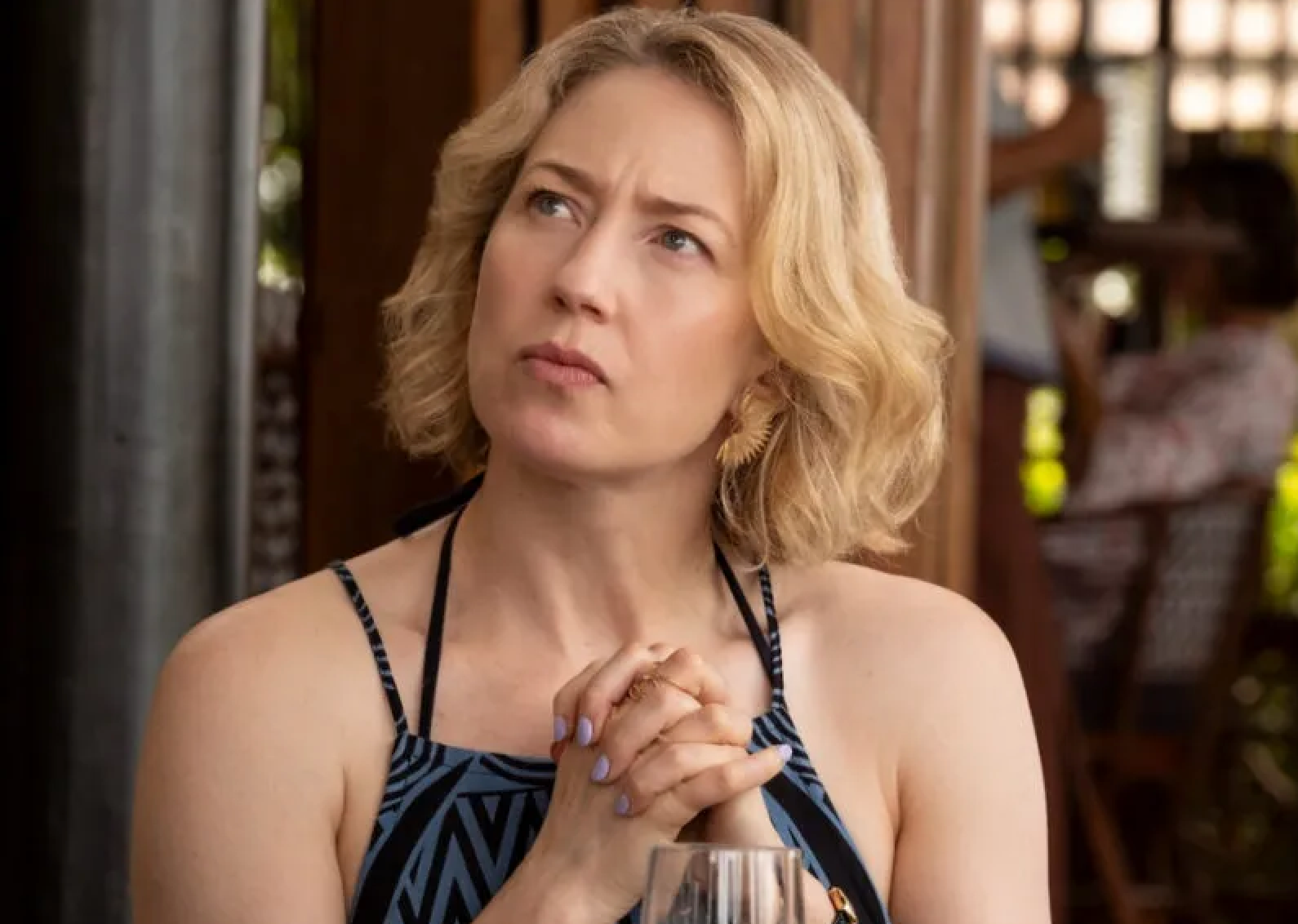 Carrie Coon has revealed Mike White cut a ‘White Lotus’ scene after Trump was elected president