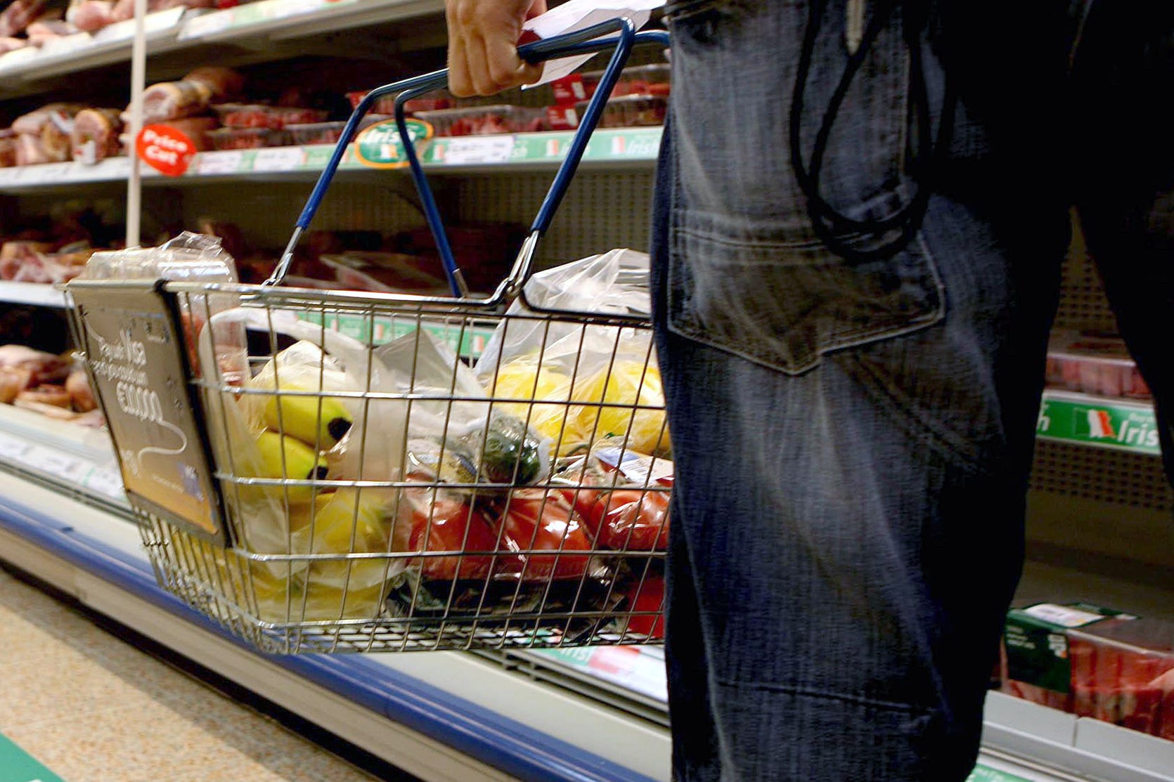 Fresh food prices are 1.4% higher than a year ago (Julien Behal/PA)