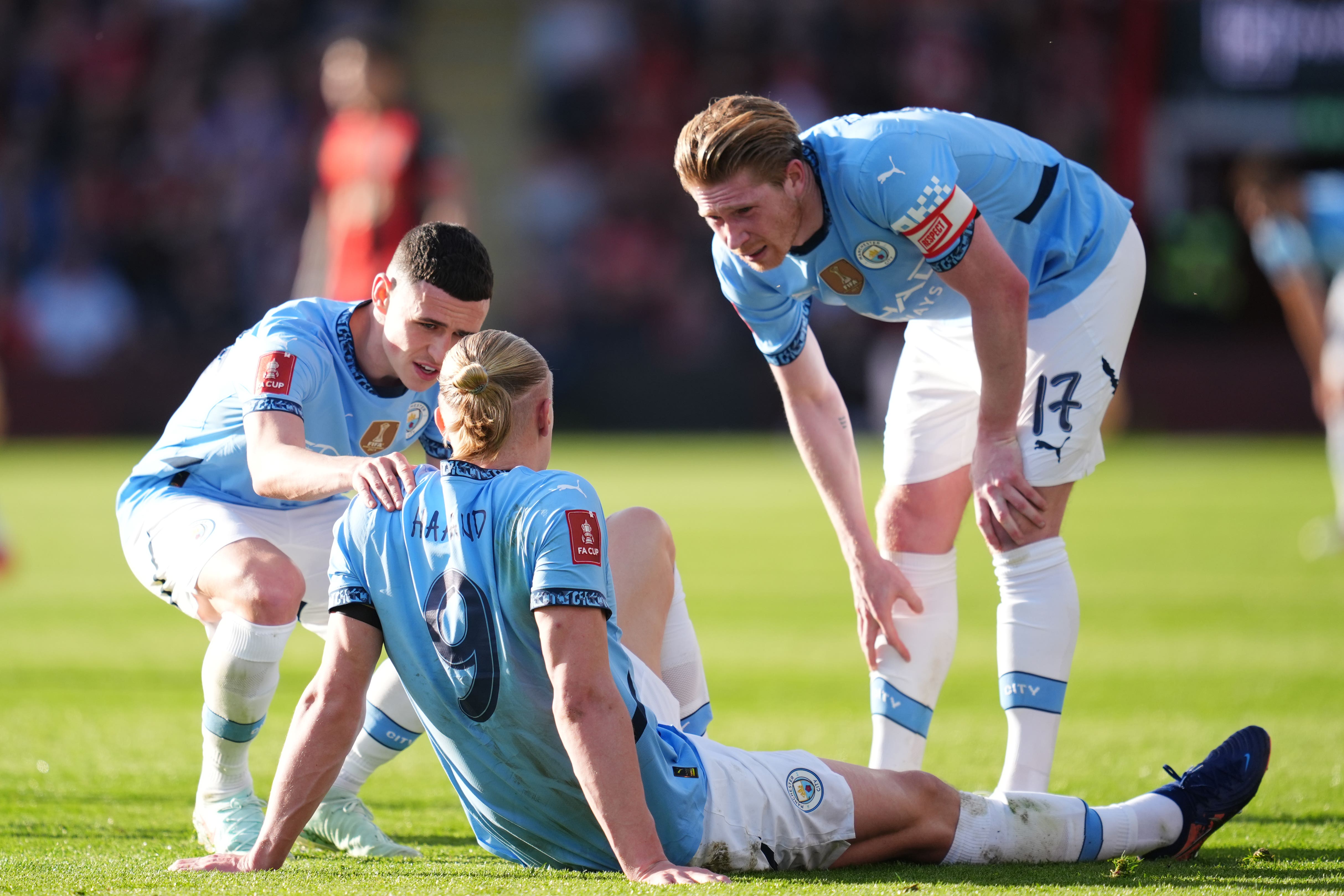 Erling Haaland to miss up to seven weeks of Man City action with ankle injury