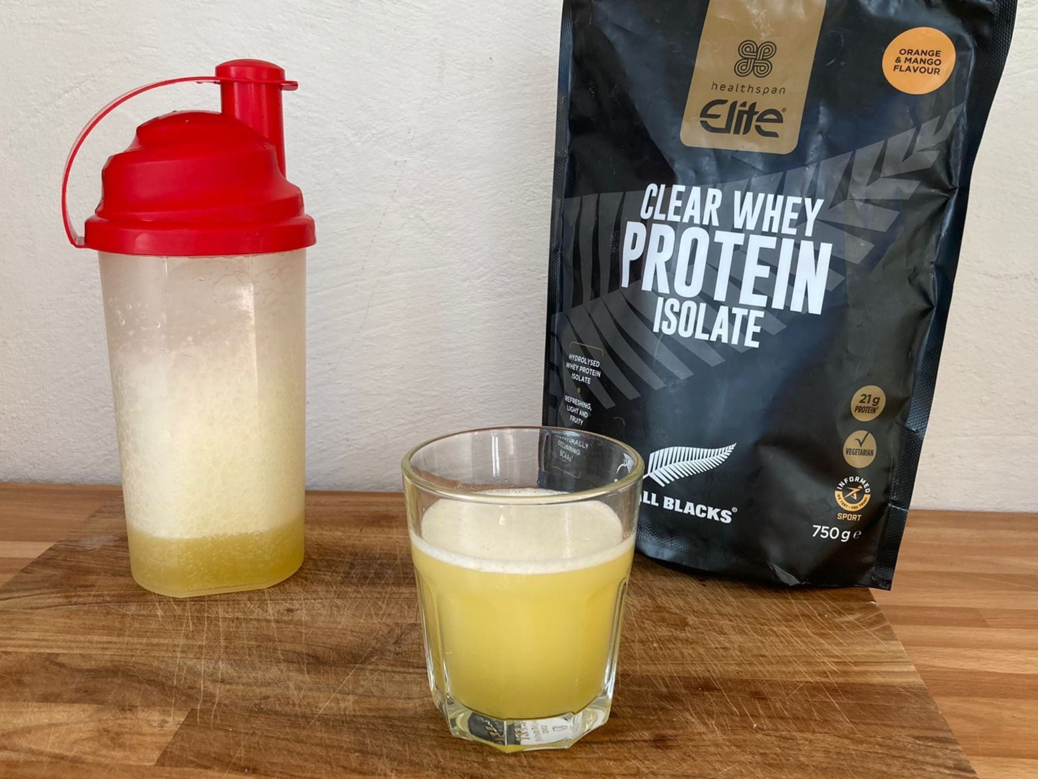 Healthspan All Blacks clear whey protein isolate 